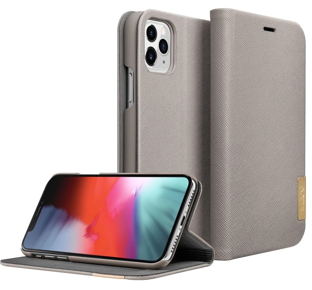 The Laut Prestige Folio is not just an iPhone case. It's also a stand.