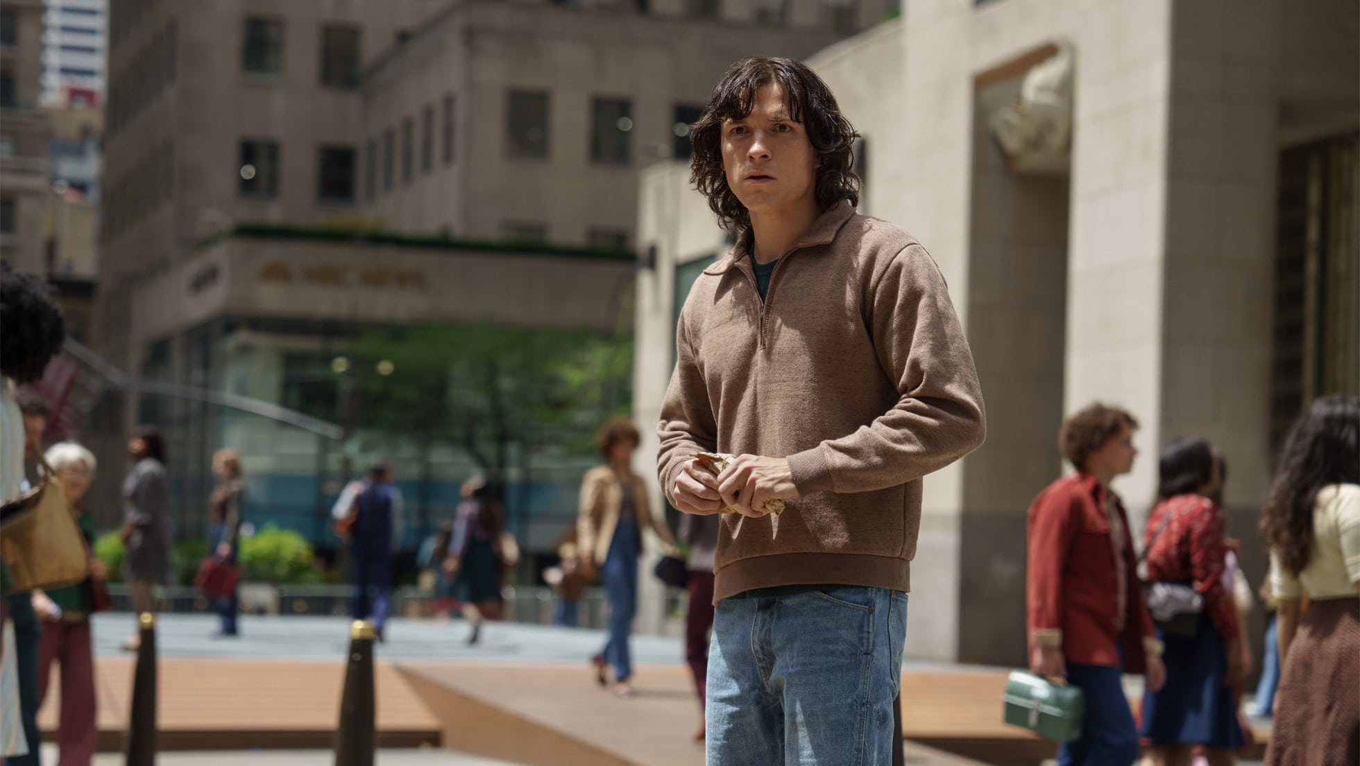 English actor Tom Holland plays a troubled young American in 