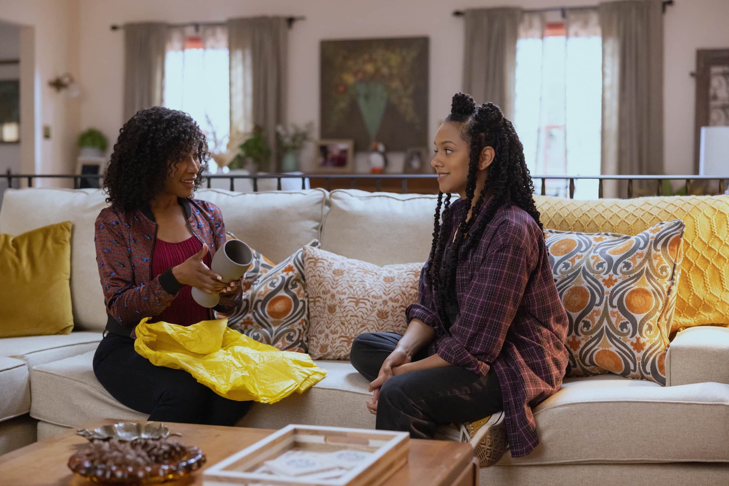 Gabrielle Dennis and Djouliet Amara in 