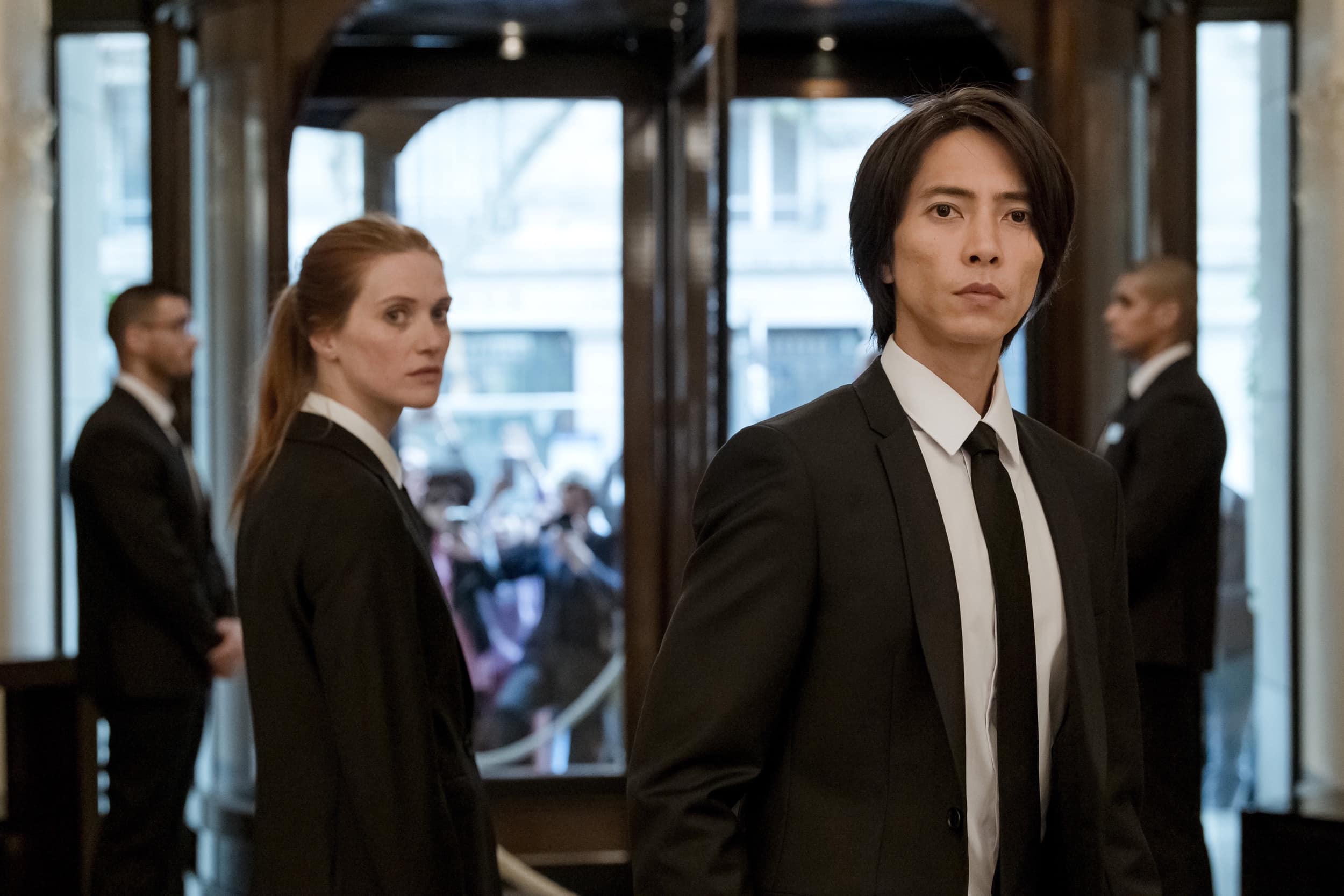 Fleur Geffrier and Tomohisa Yamashita in 