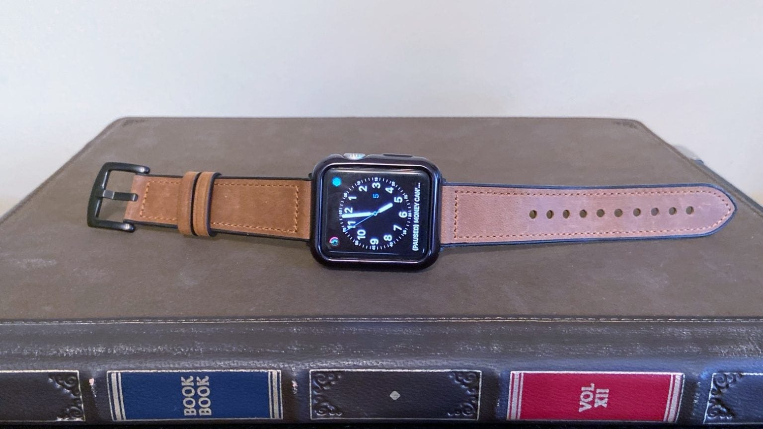 The sturdy case and fine leather band will protect Apple Watch and look good doing it.
