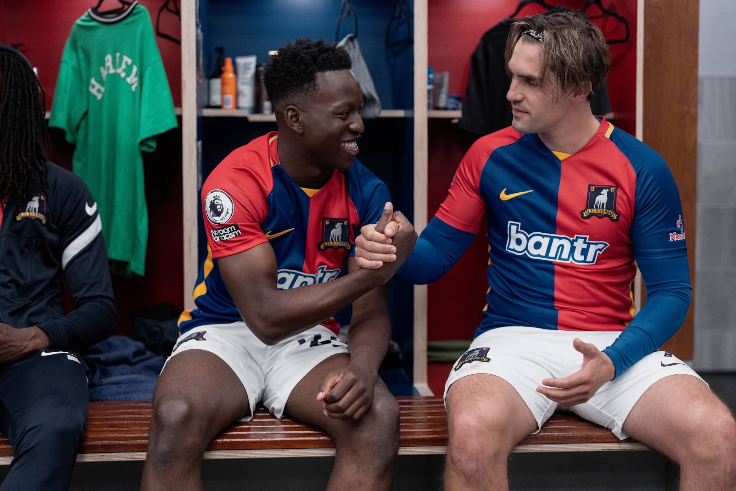Toheeb Jimoh and Phil Dunster in 