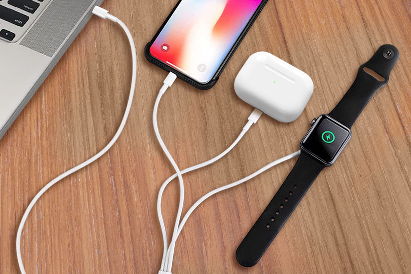 This 3-in-1 cable can power 3 iOS devices for just $19.