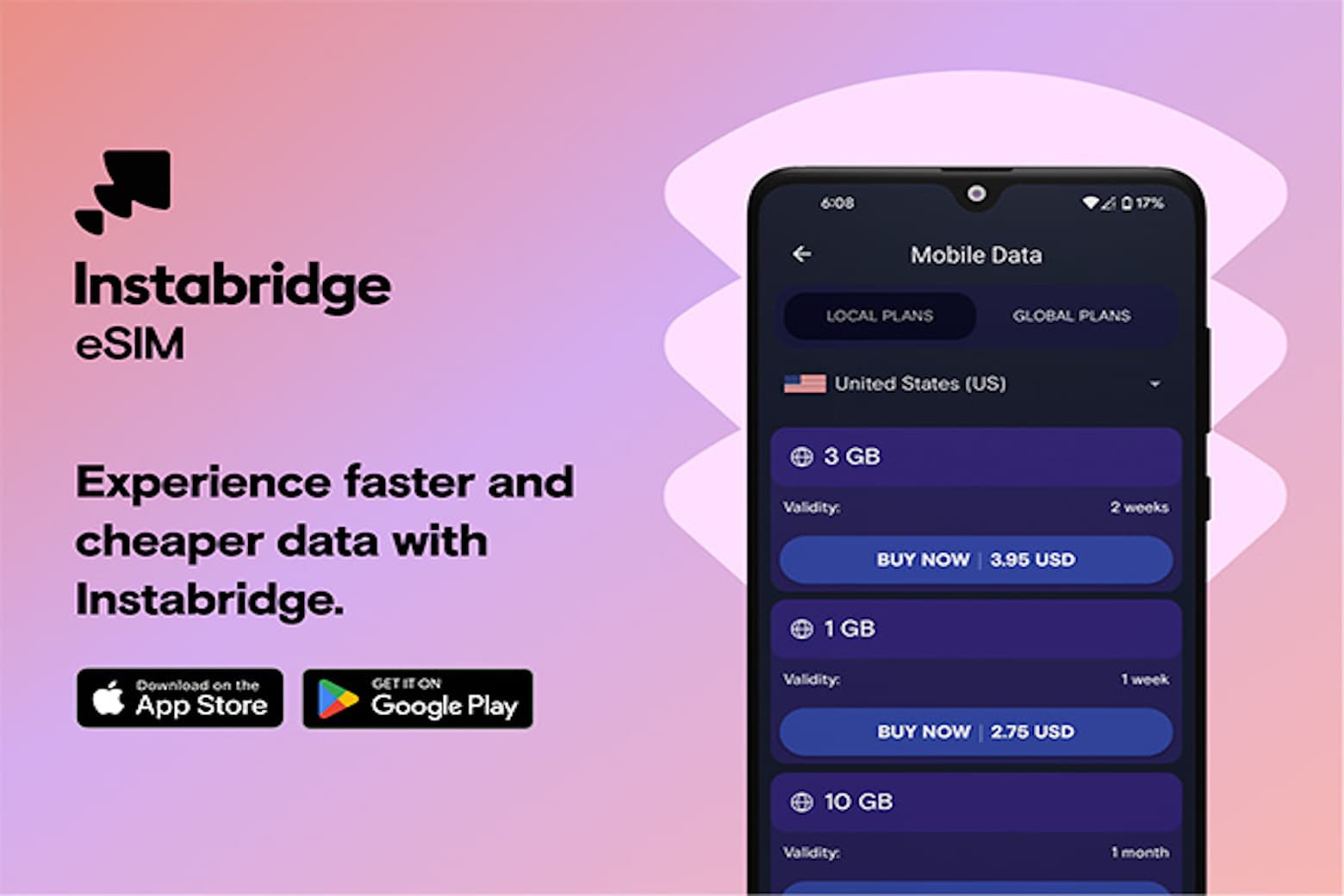 Don't wait for Prime Day to grab the Instabridge eSIM to avoid internet charges when your traveling again.