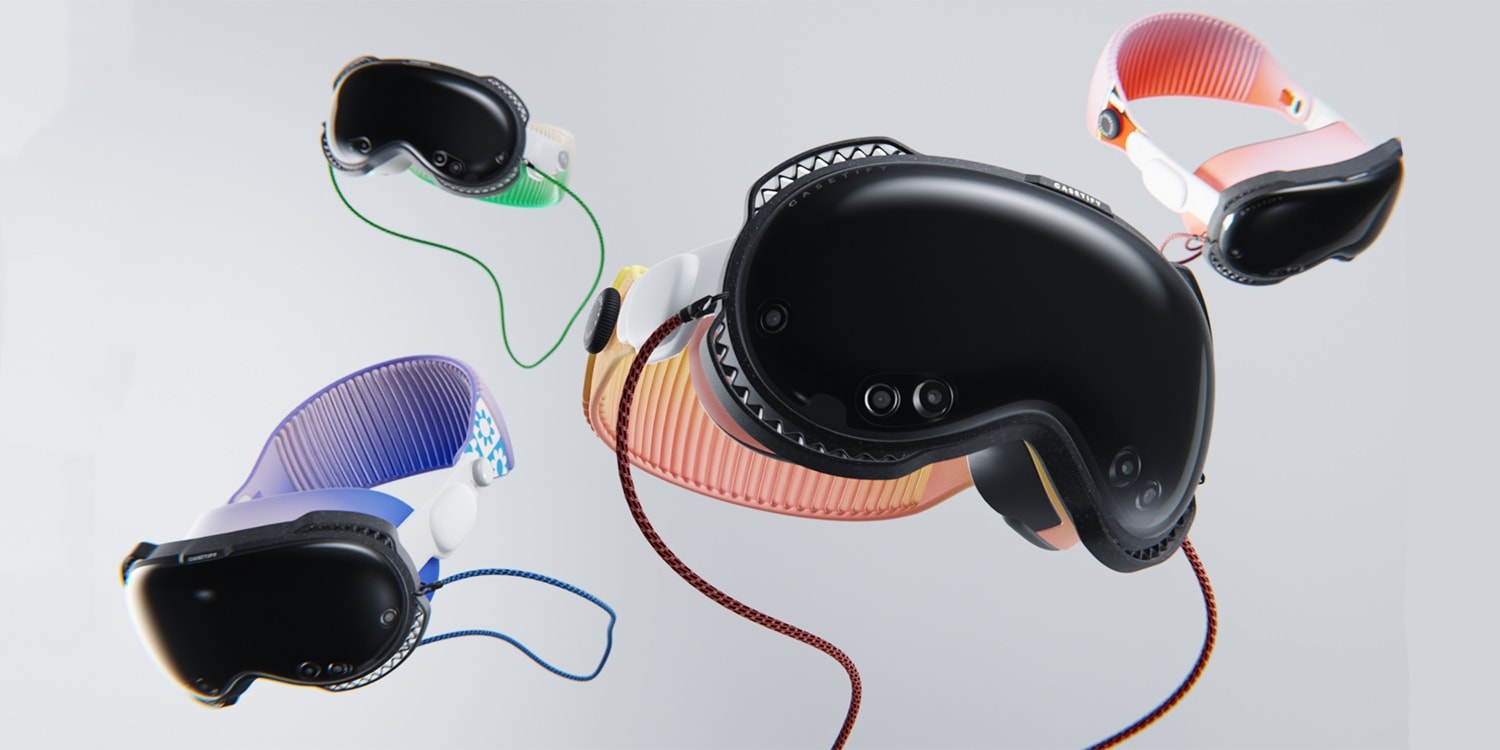 Casetify's Bounce Vision lineup of accessories for Vision Pro will feature a range of colors and textures.