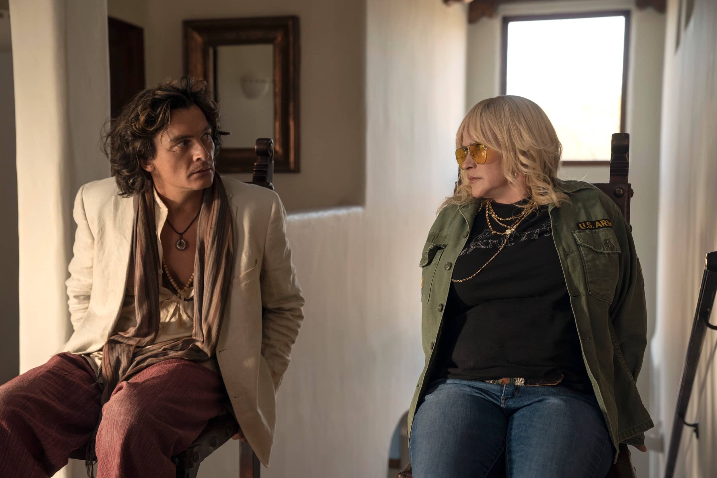 Rupert Friend and Patricia Arquette in 