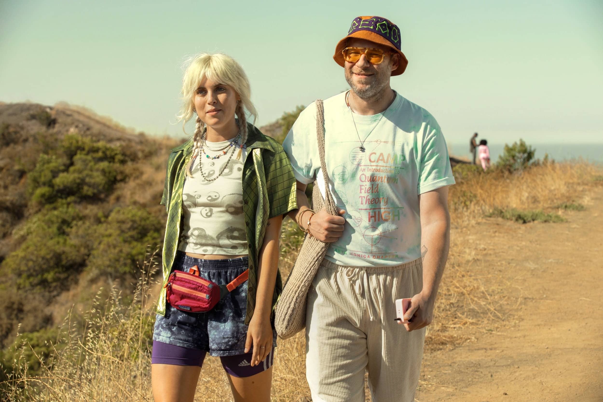 Emily Kimball and Seth Rogen in 