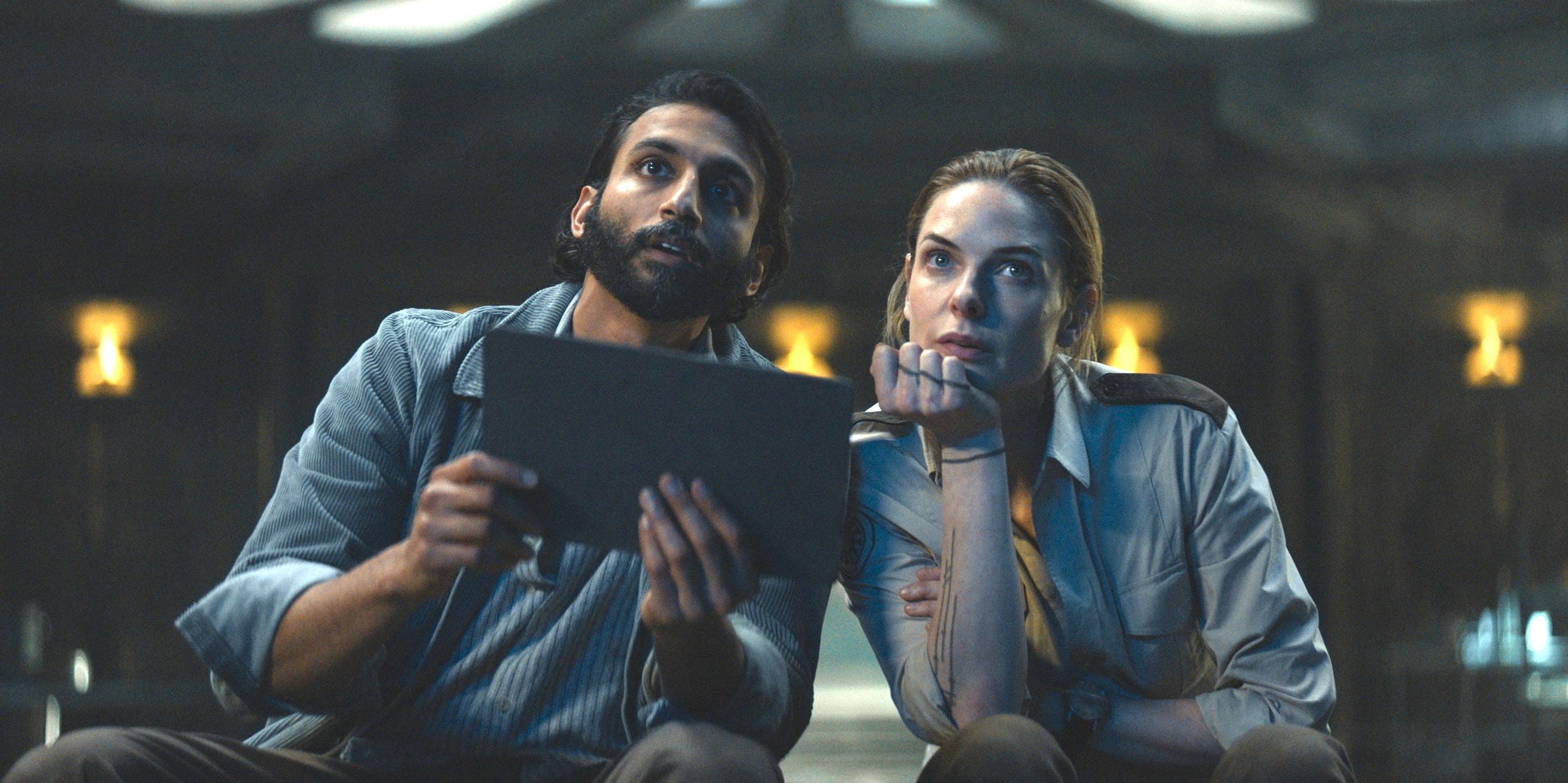 Avi Nash and Rebecca Ferguson in 