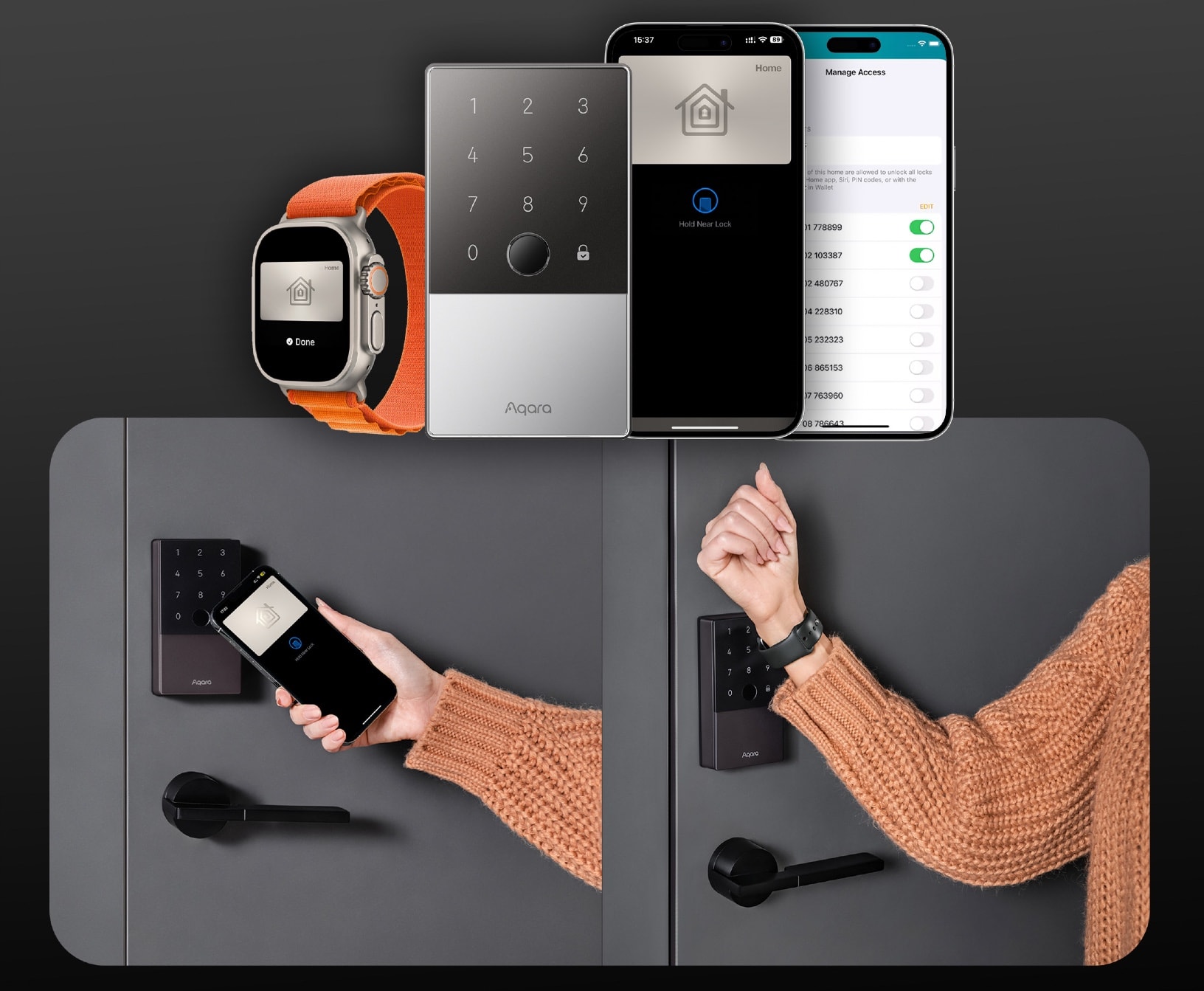 Home Key lets you open this new deadbolt smart lock with an iPhone or Apple Watch.