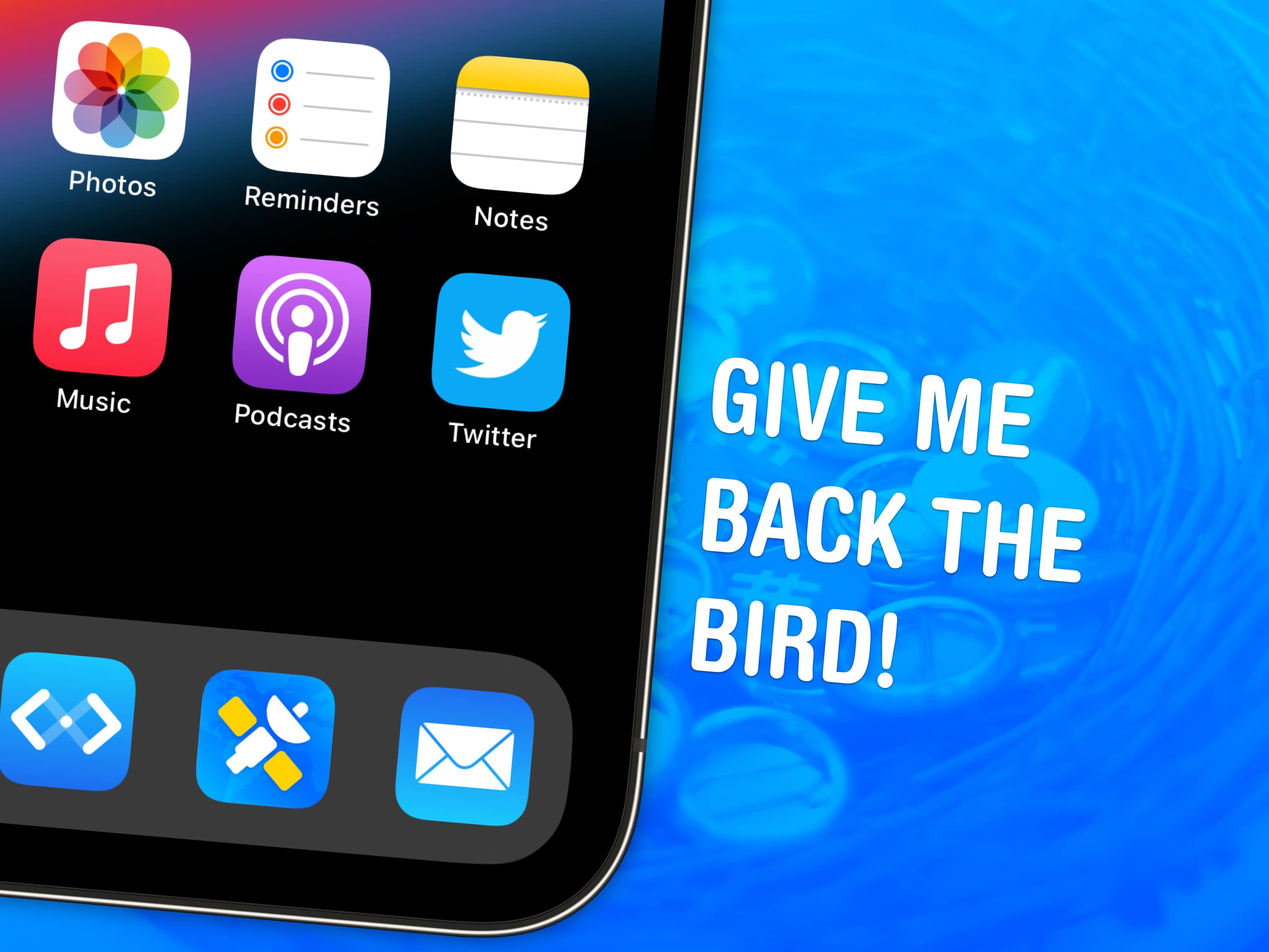 Give me back the bird!