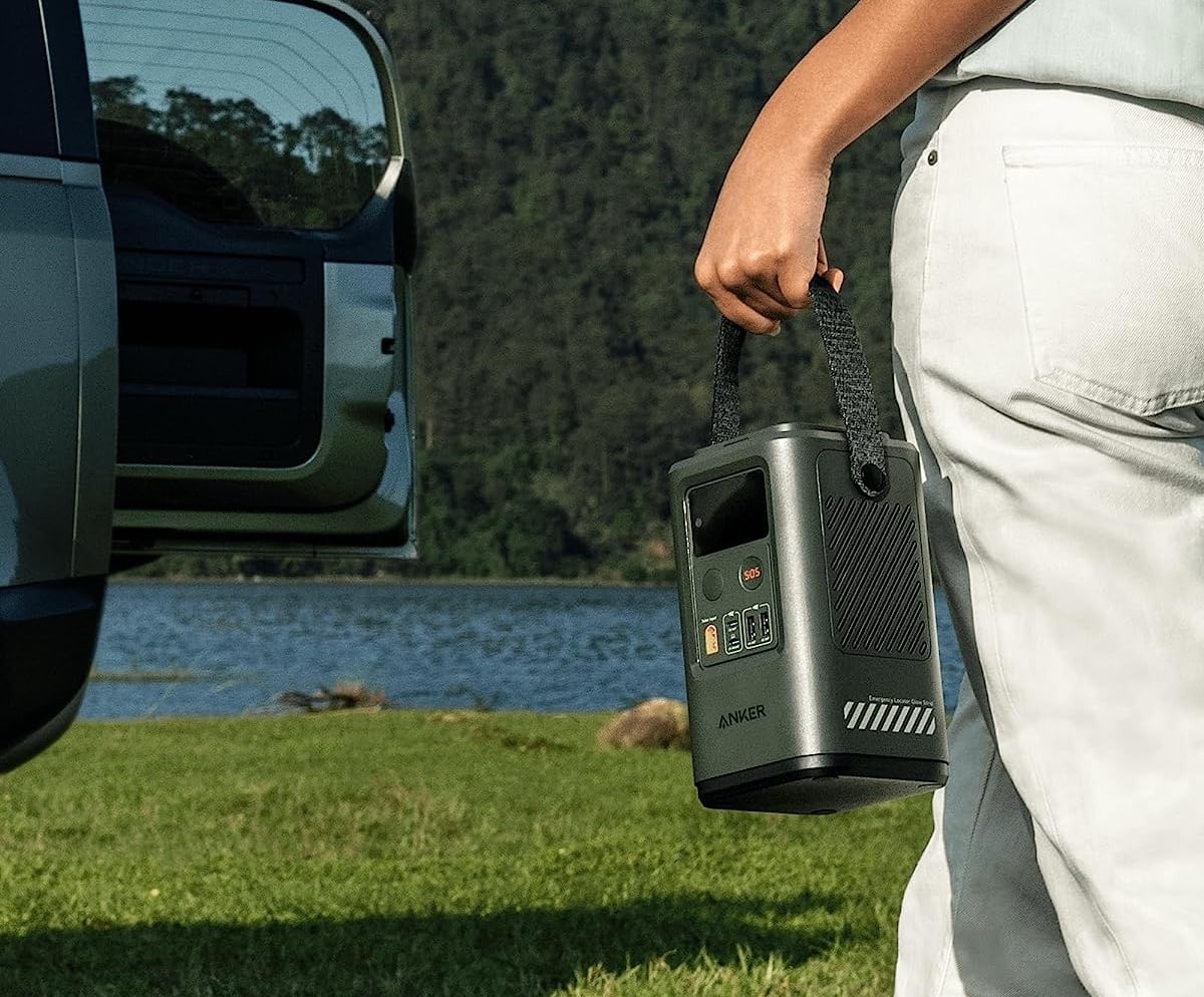 Anker's portable power bank has a light and 60,000mAh battery capacity to charge your devices.