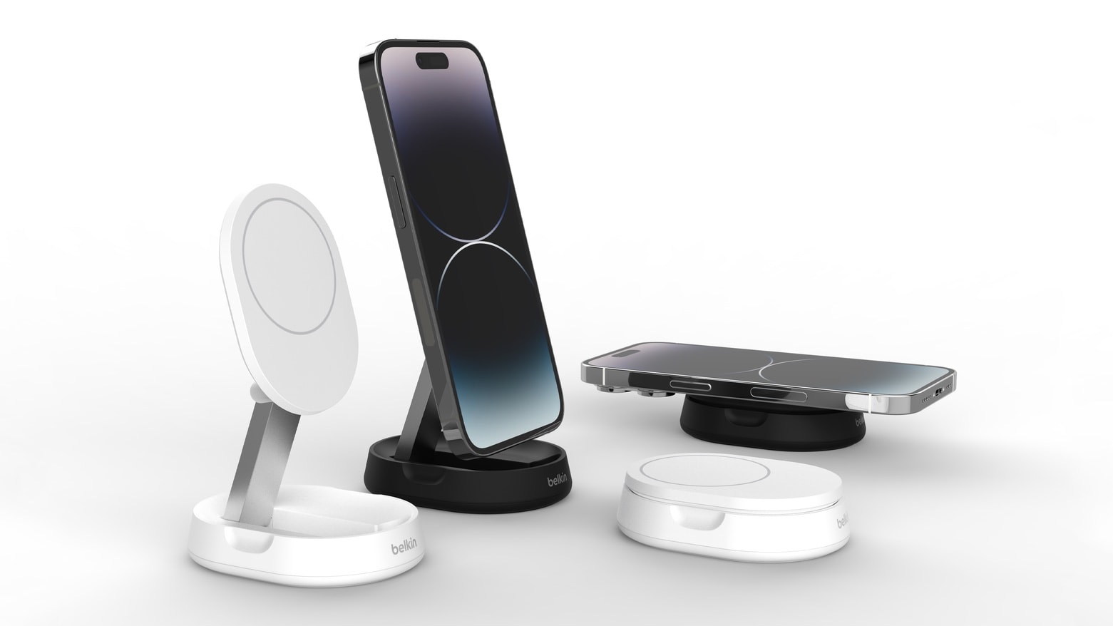 Belkin BoostCharge Convertible Qi2 Wireless Pad to Stand