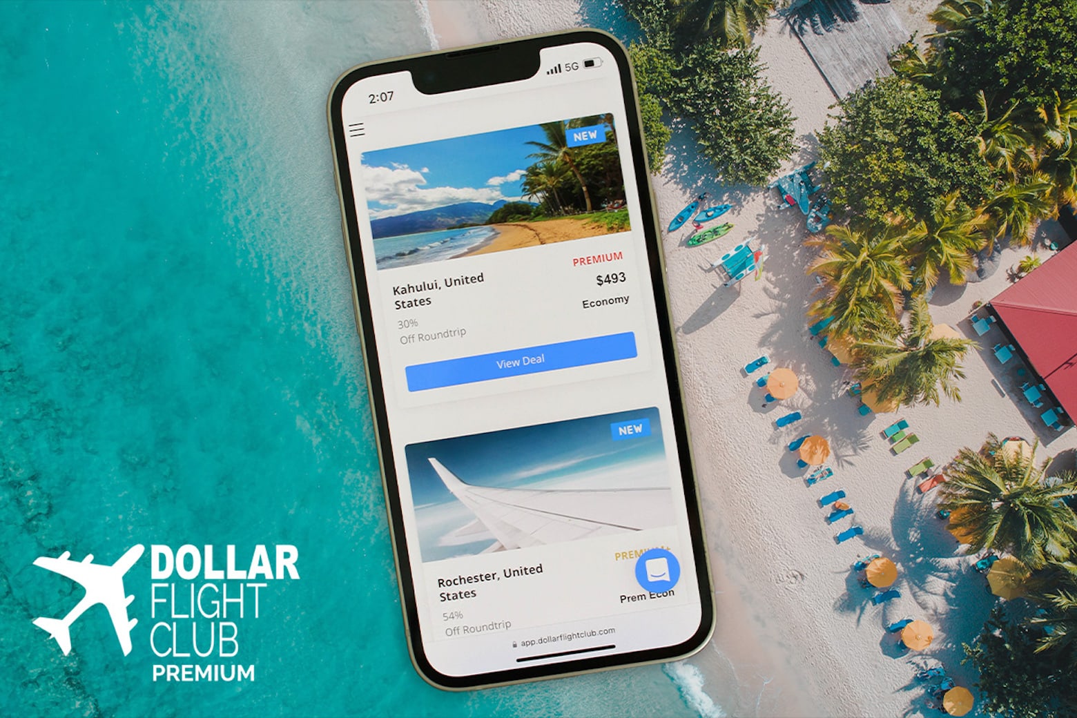Save big on airplane tickets thanks to discounted access to Dollar Flight Club.