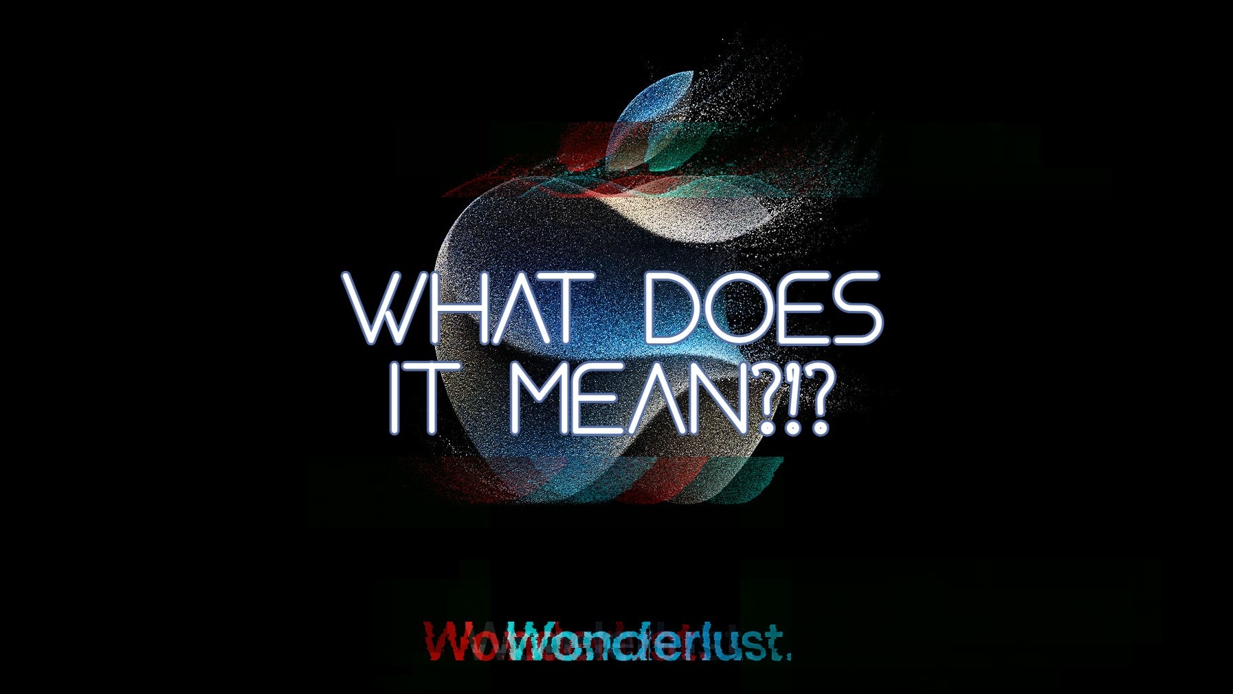 What does it mean?!? A modified version of Apple's 