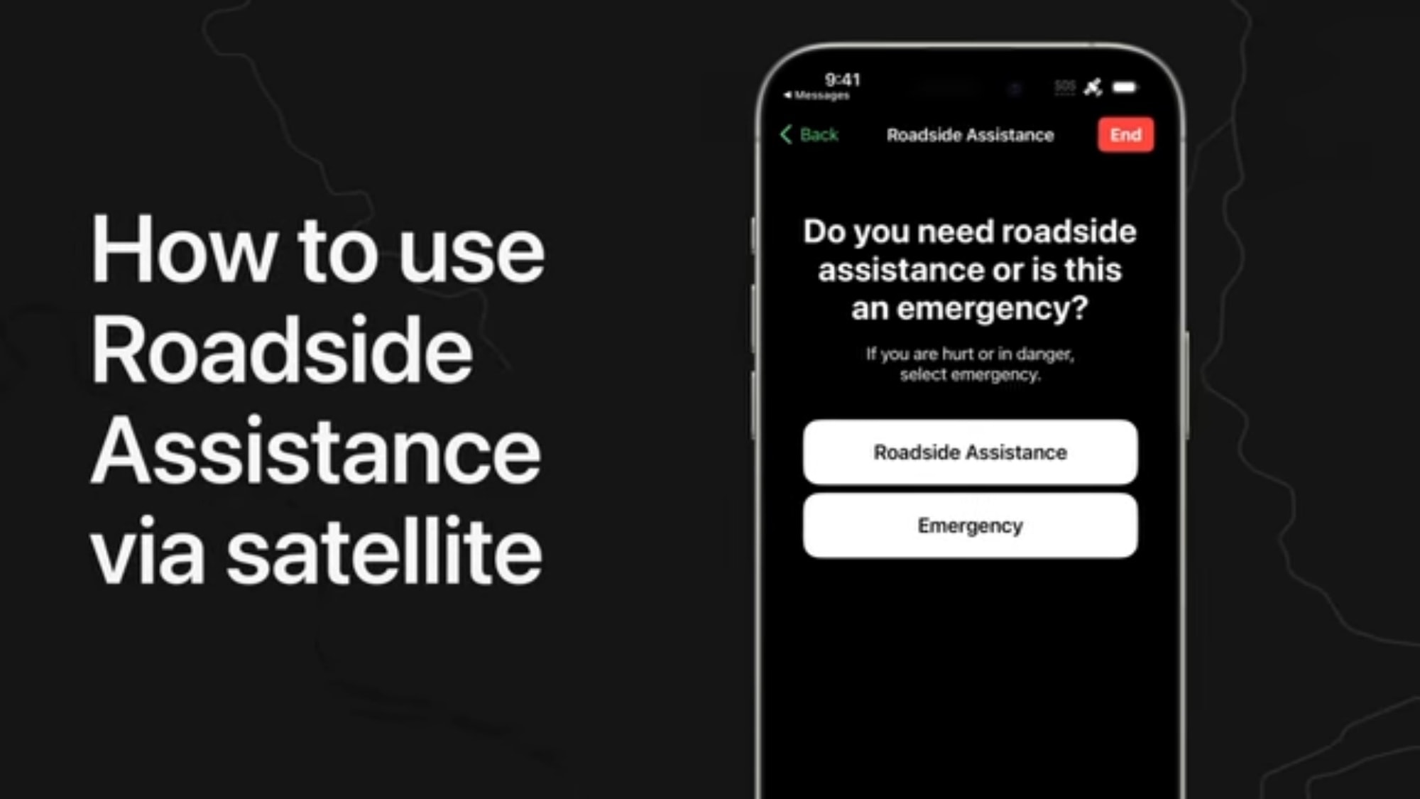 Apple explains how to use Roadside Assistance via satellite