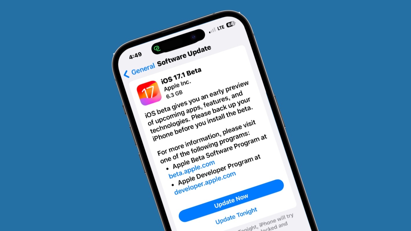 iOS 17.1 beta