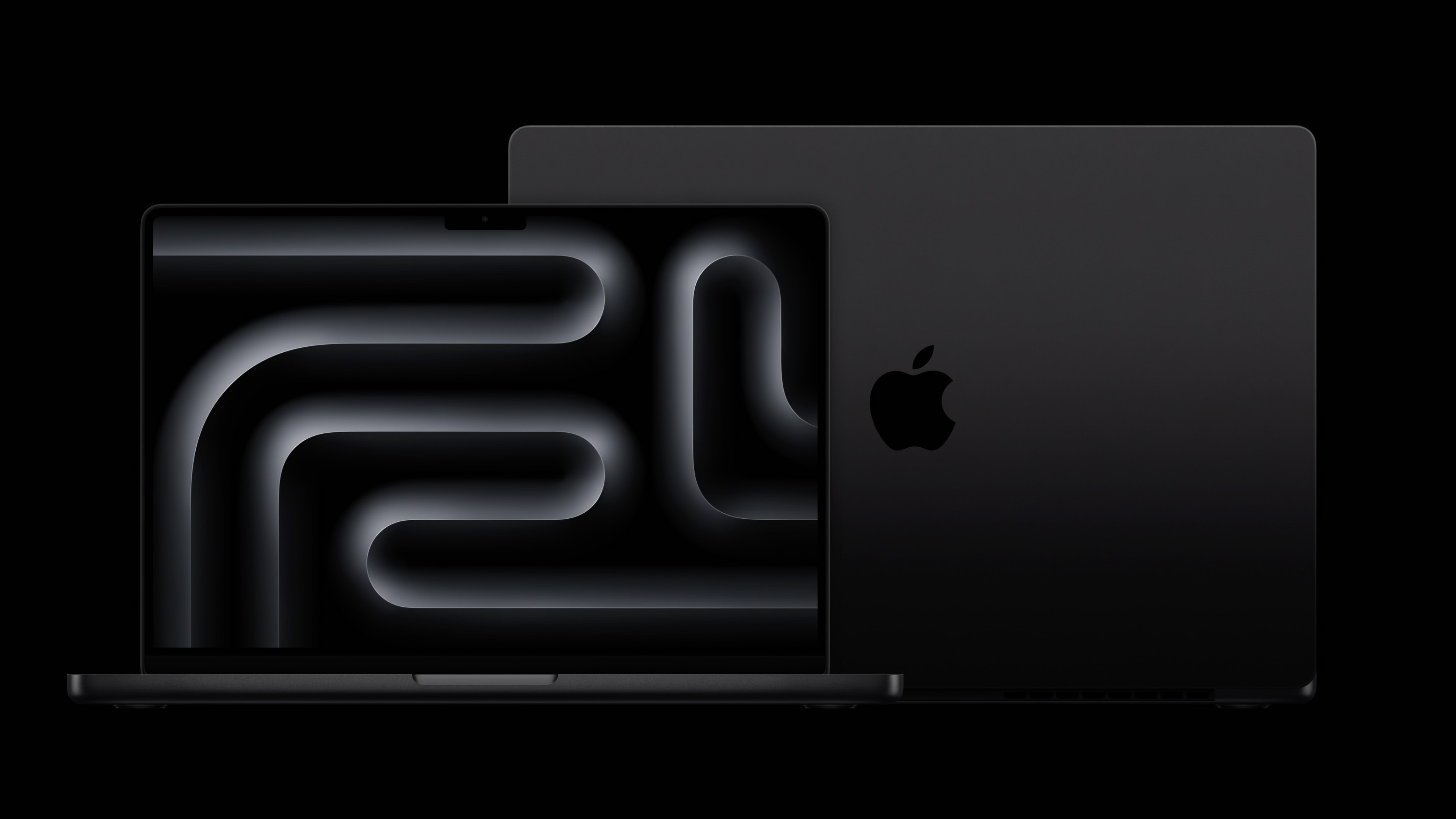 The top two new MacBook Pro models now come in a space black aluminum finish.