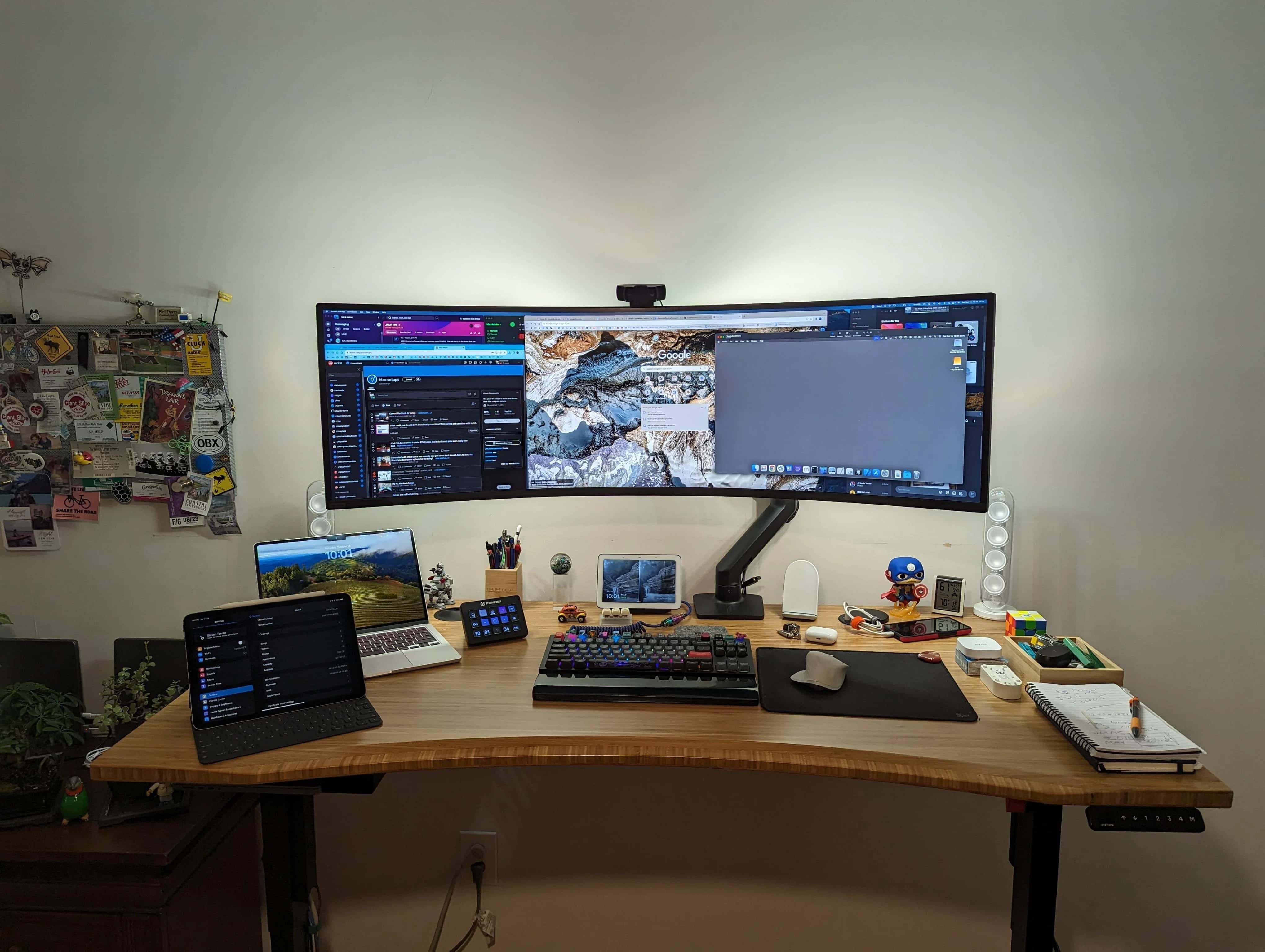 Start with a new 16-inch M2 MacBook Pro, a CalDigit Thunderbolt 4 dock and a huge Samsung display, and go from there.