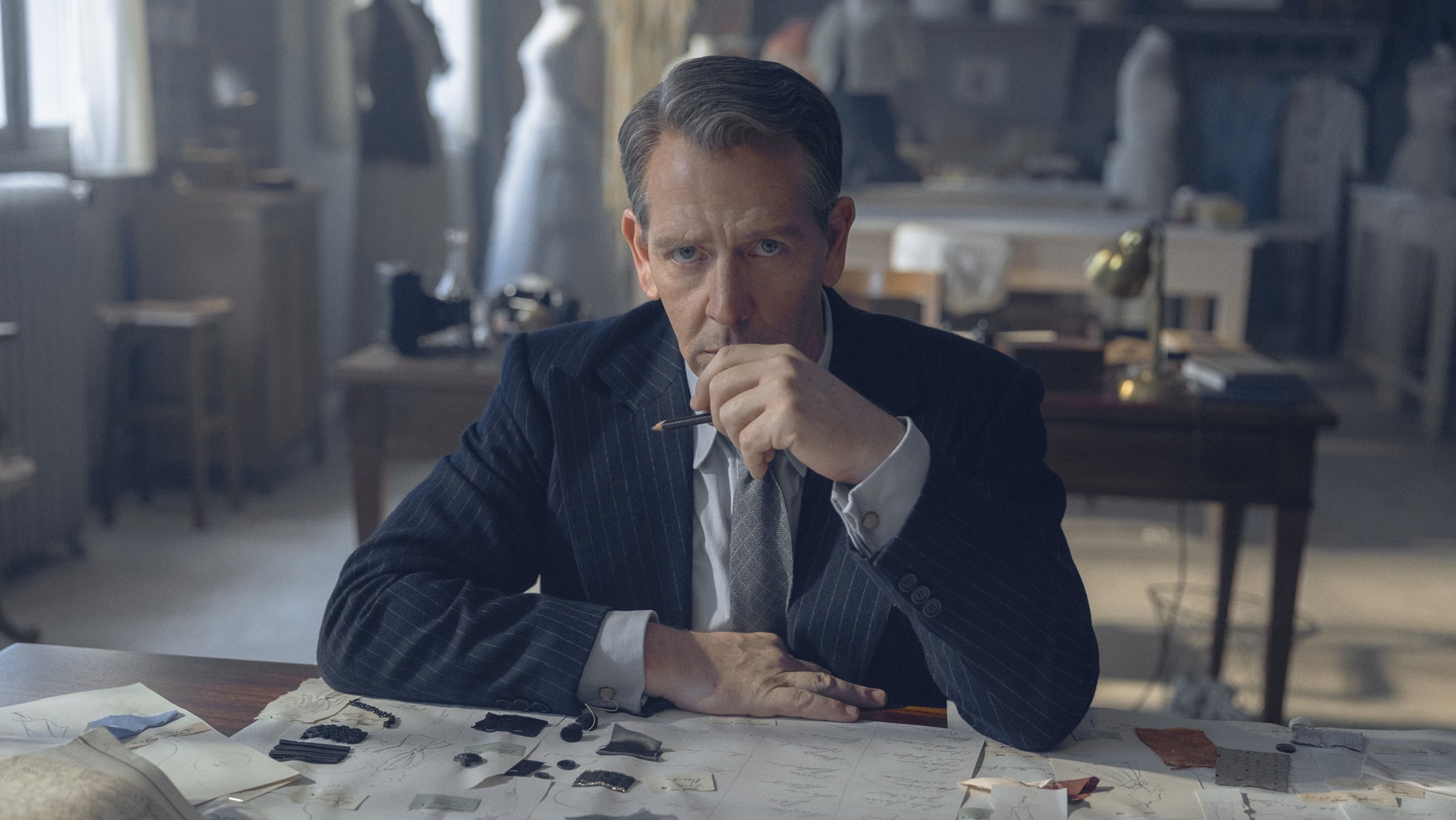 Ben Mendelsohn stars as Christian Dior.