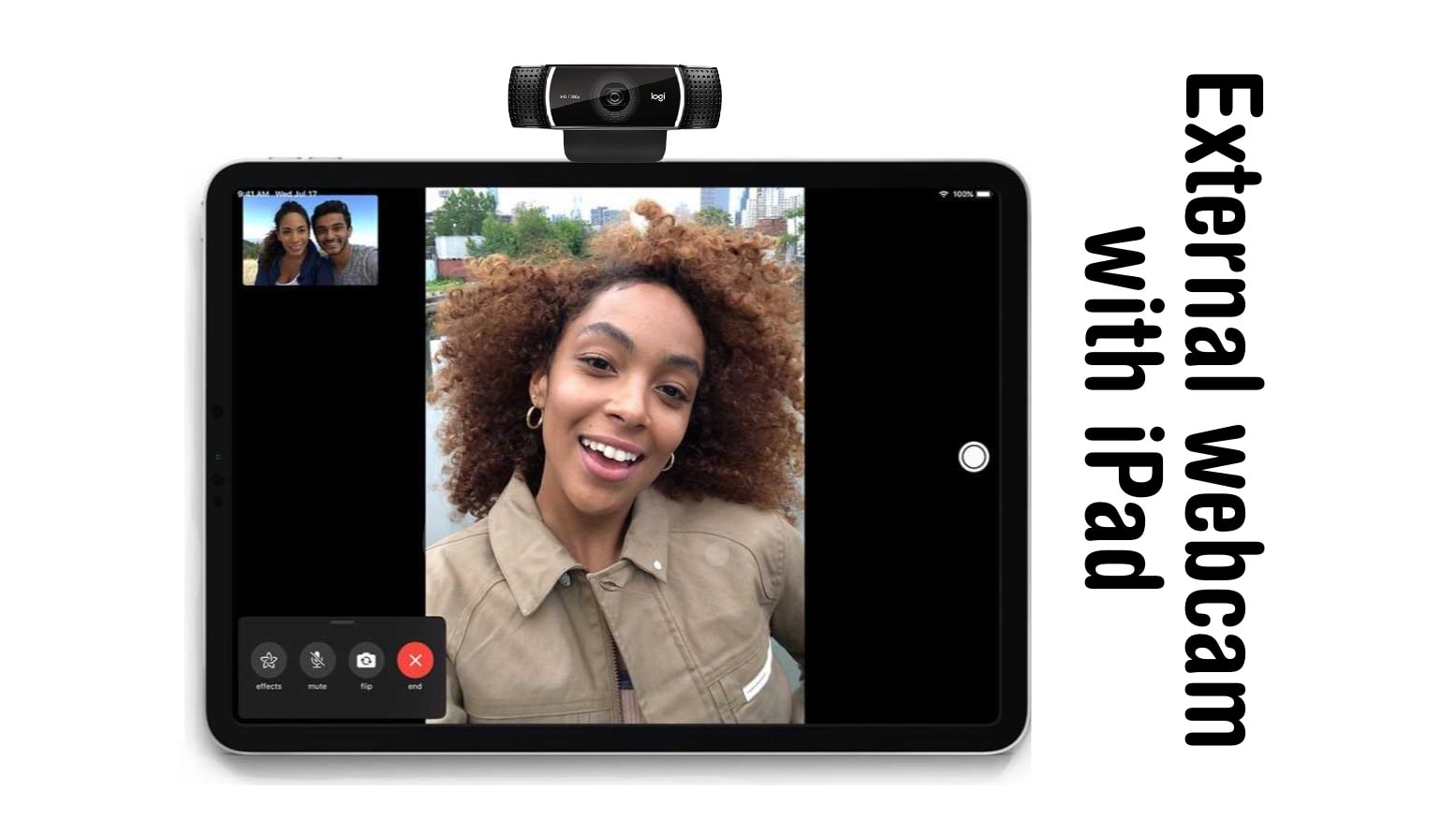 External webcam with iPad How To