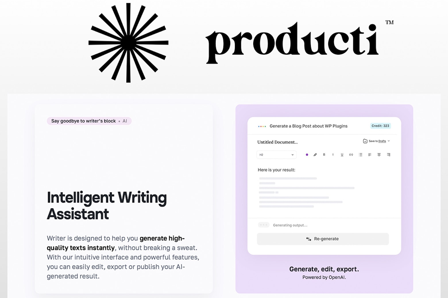 Producti is the AI business assistant that every professional deserves, now under $50.