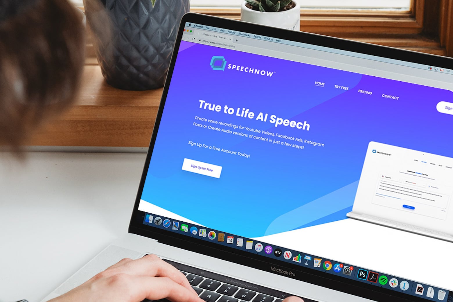 Give a content creator the ability to create unique voiceovers with Speechnow™, now under $20.