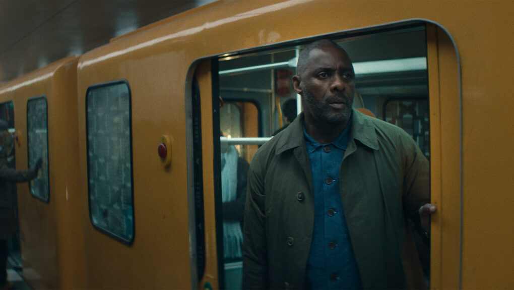 Promo still shows Idris Elba aboard a train in 