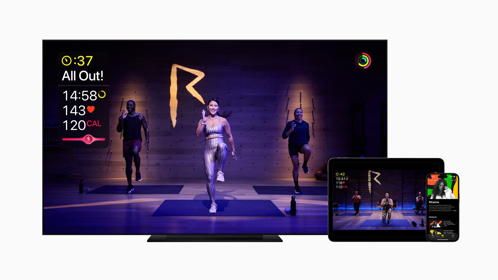 Apple Fitness+ workouts