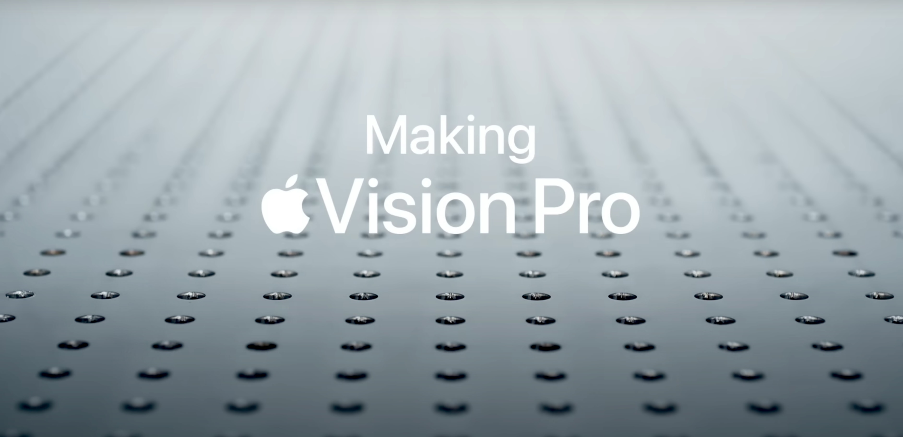 The Making Apple Vision Pro title card