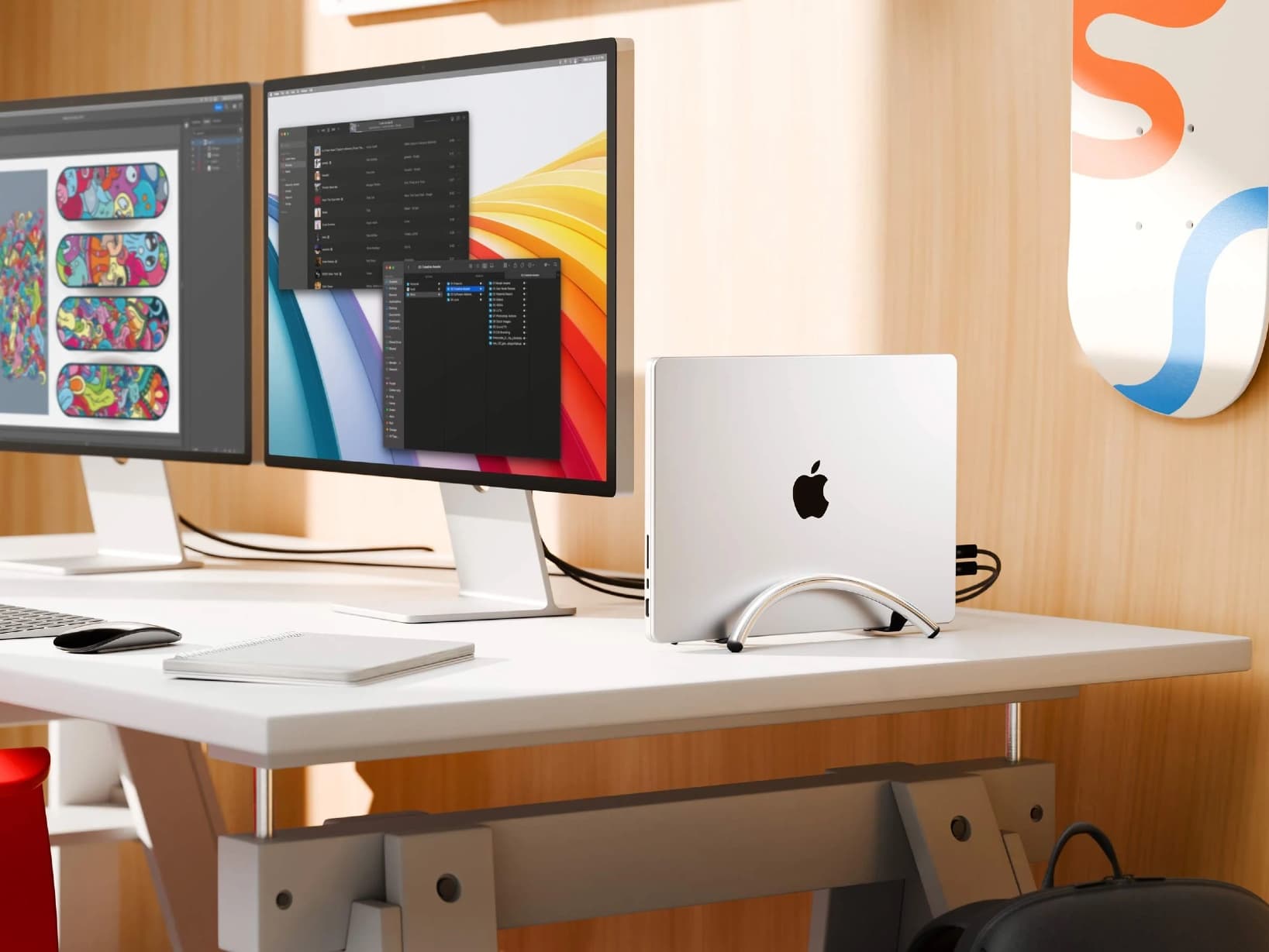 Twelve South BookArc Flex stand in chrome