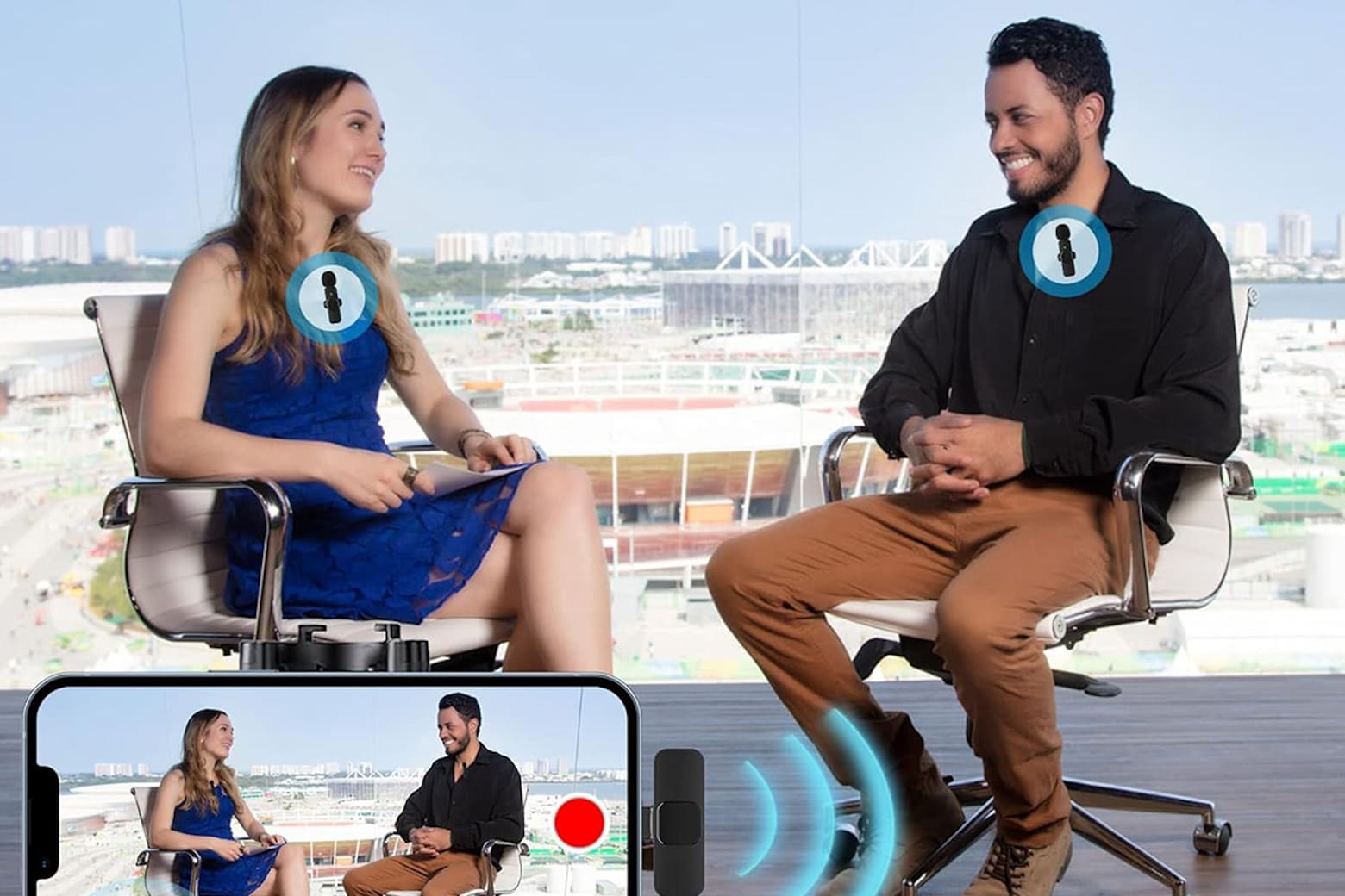 These $24 clip-on microphones are great for building your social channels.