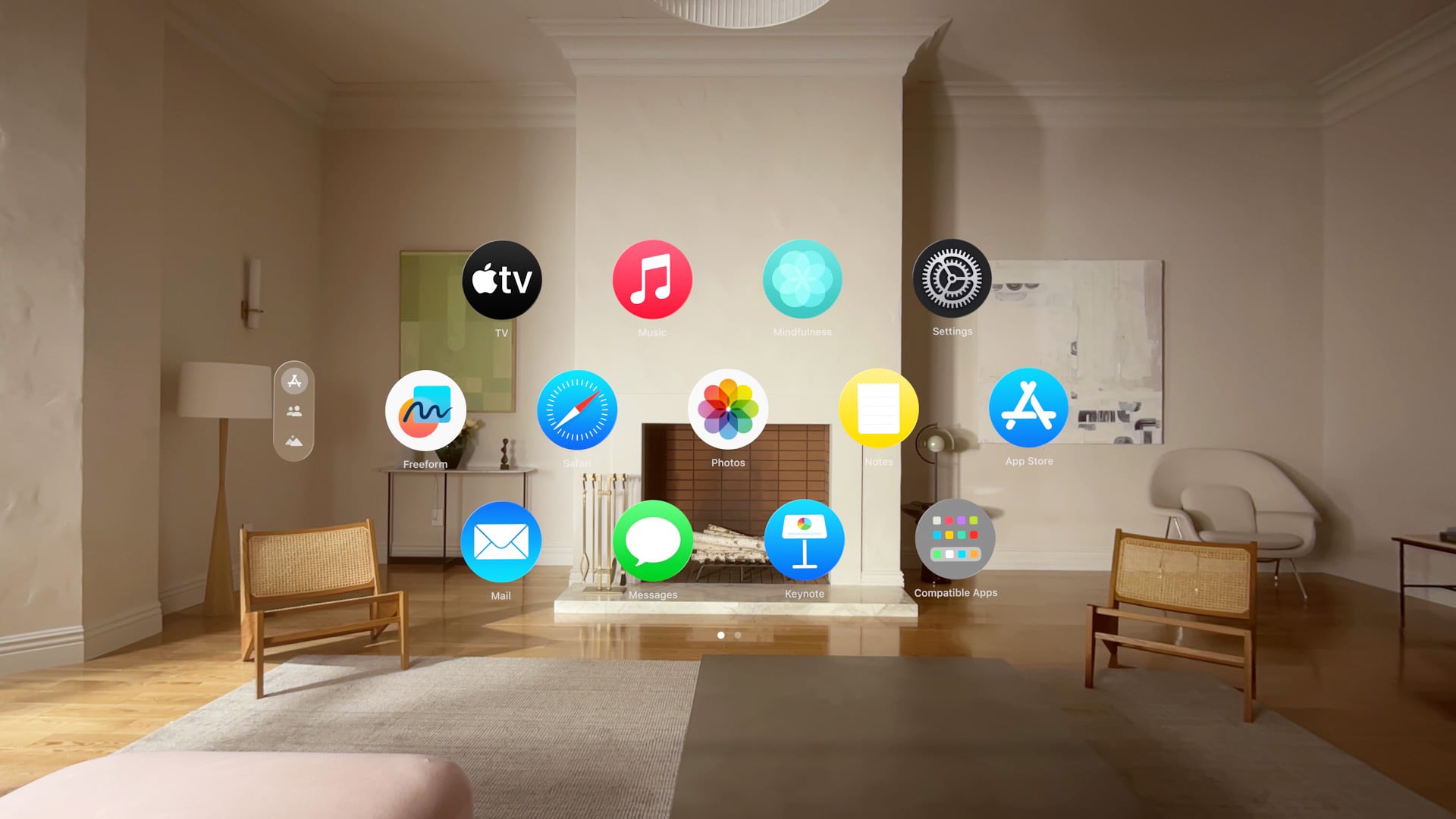 Vision Pro Home View Apps