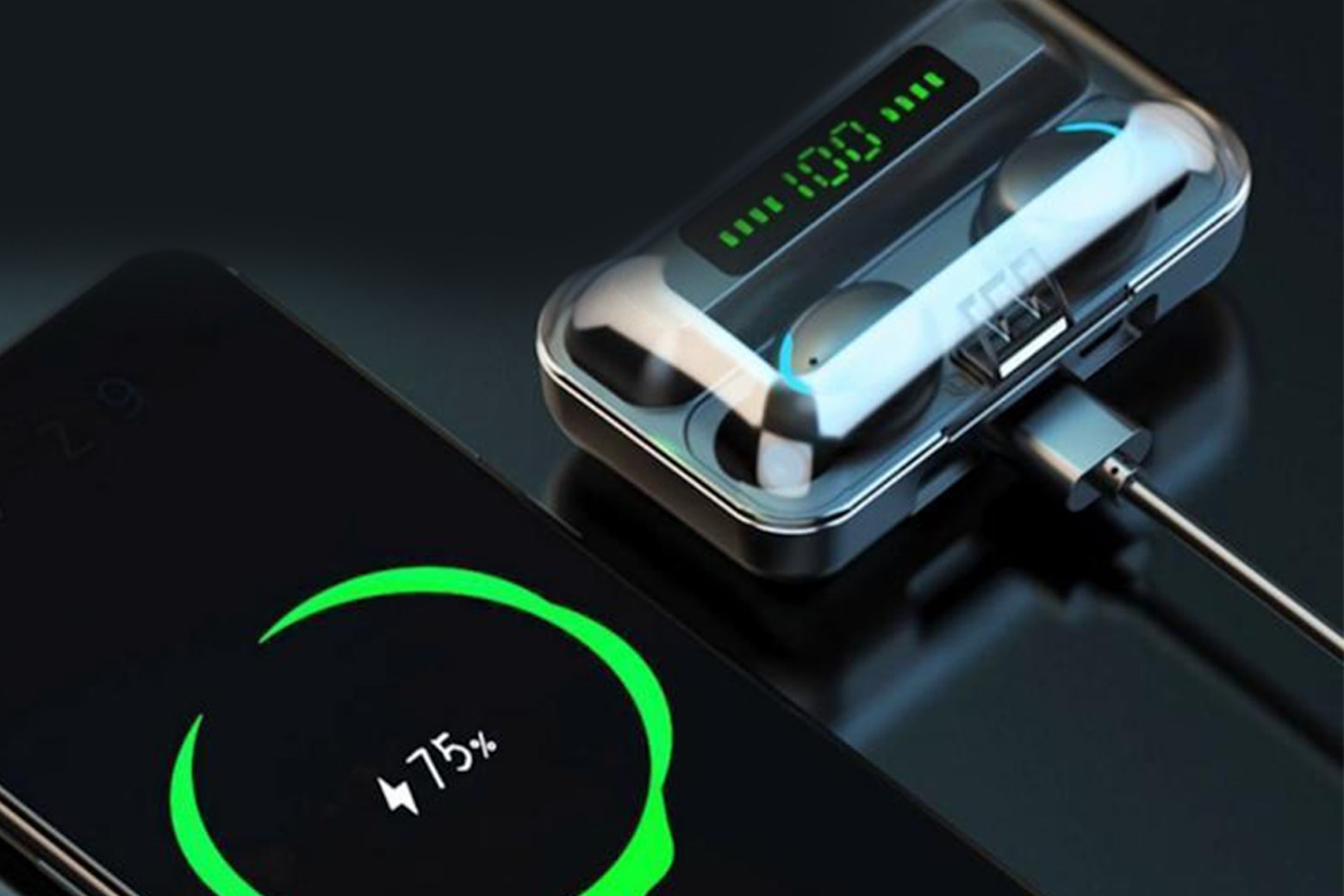 These $40 earbuds offer 9D sound, 180-hour battery life and phone charging capabilities.