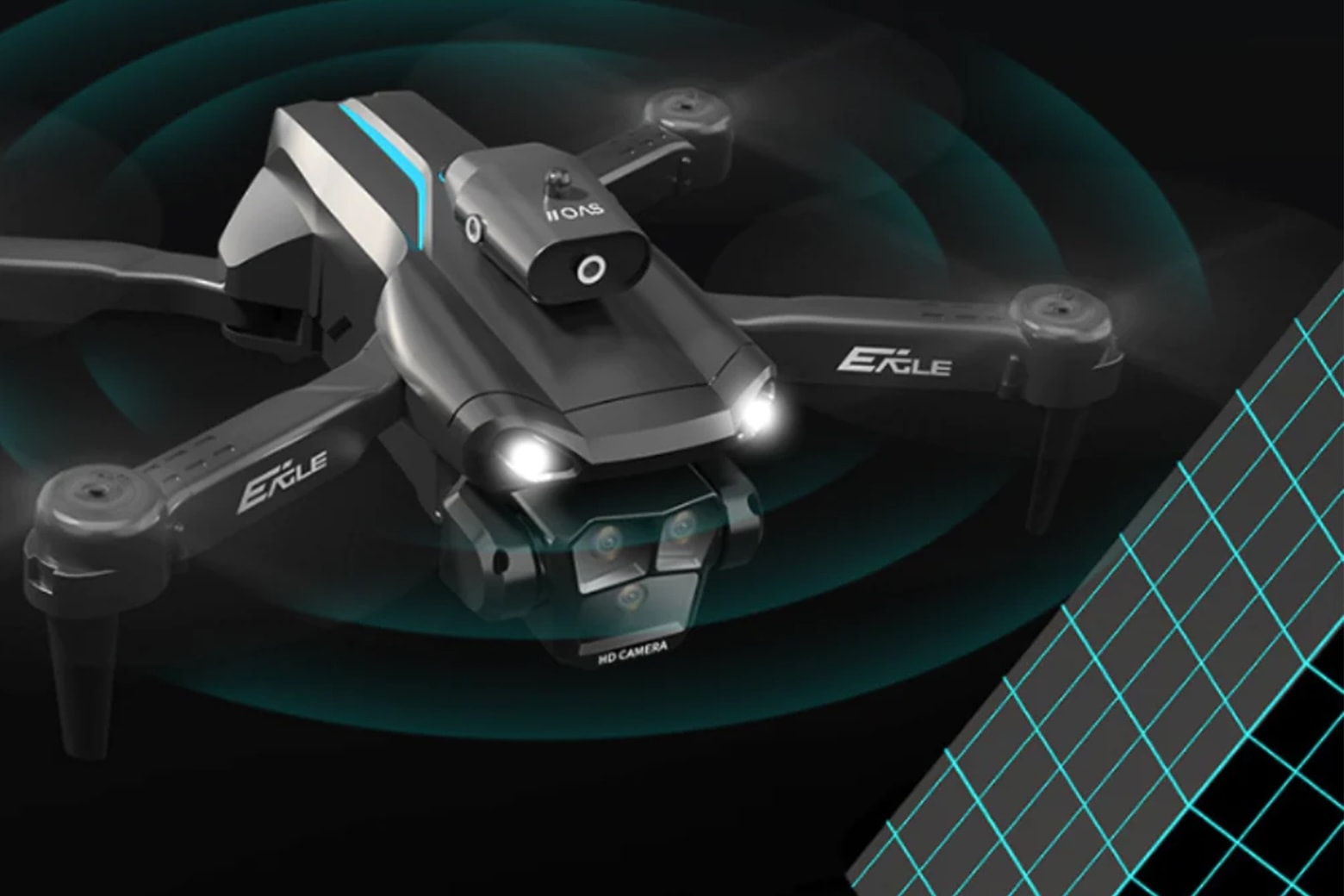 The Ninja Dragon Phantom Eagle Pro 4K and Blade K are both included in this 4K camera drone bundle.