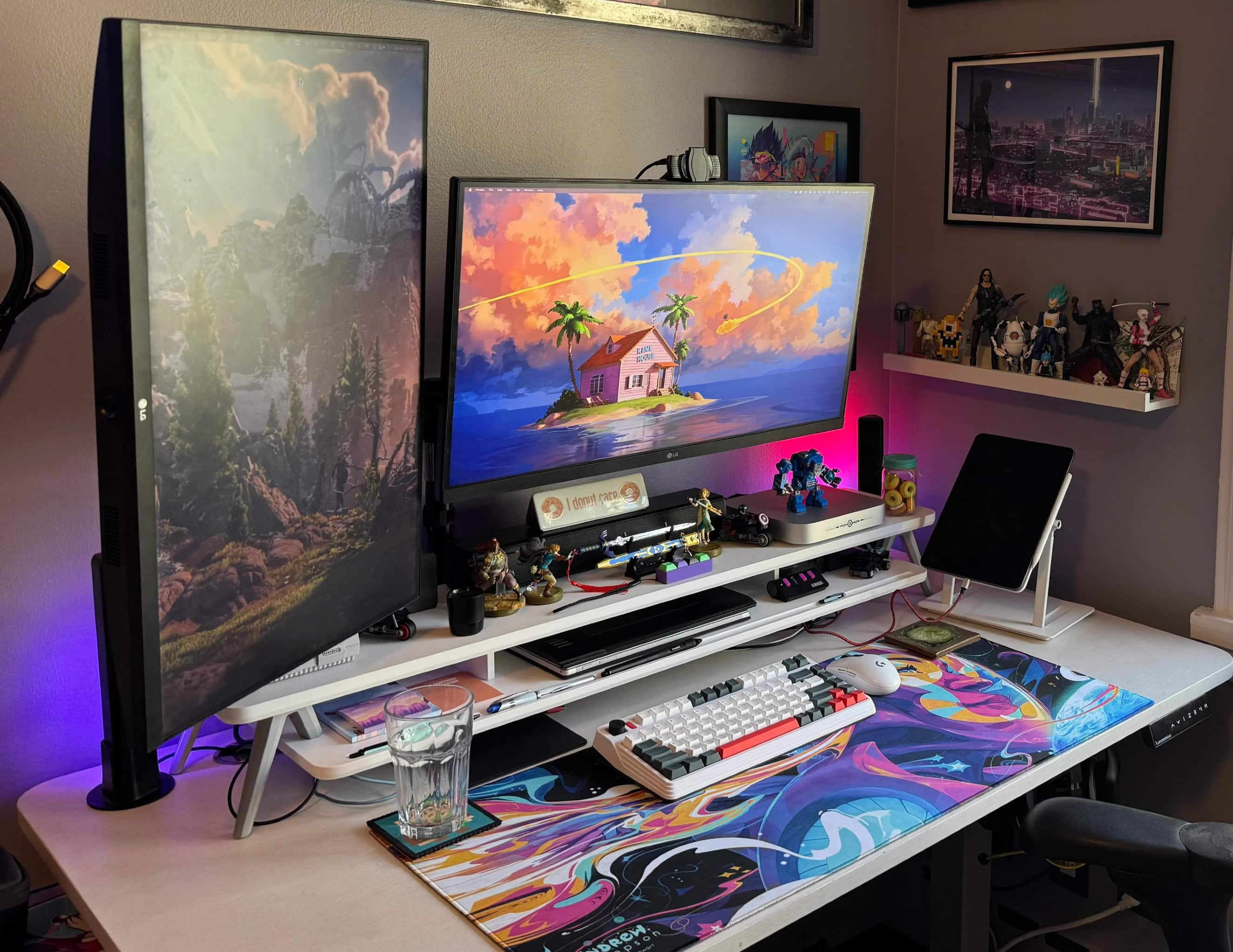 Fenge monitor stand setup