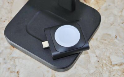 ESR Qi2 3-in-1 charging station removable Apple Watch charger