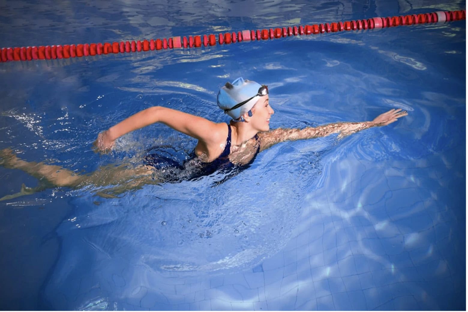 Swim with these headphones on, now just $64.