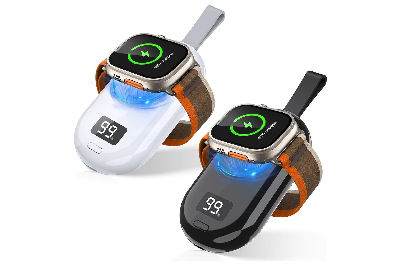 Keep your Apple Watch charged all week with this keychain charger.