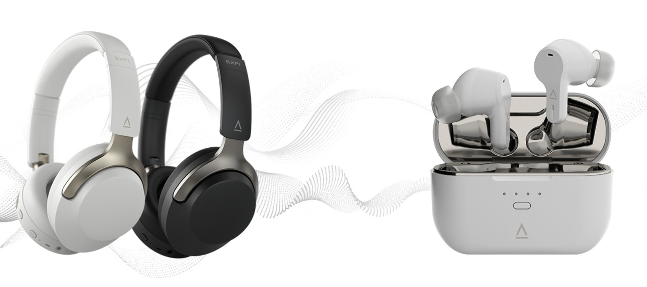 Creative Zen SXFI headphones and earbuds