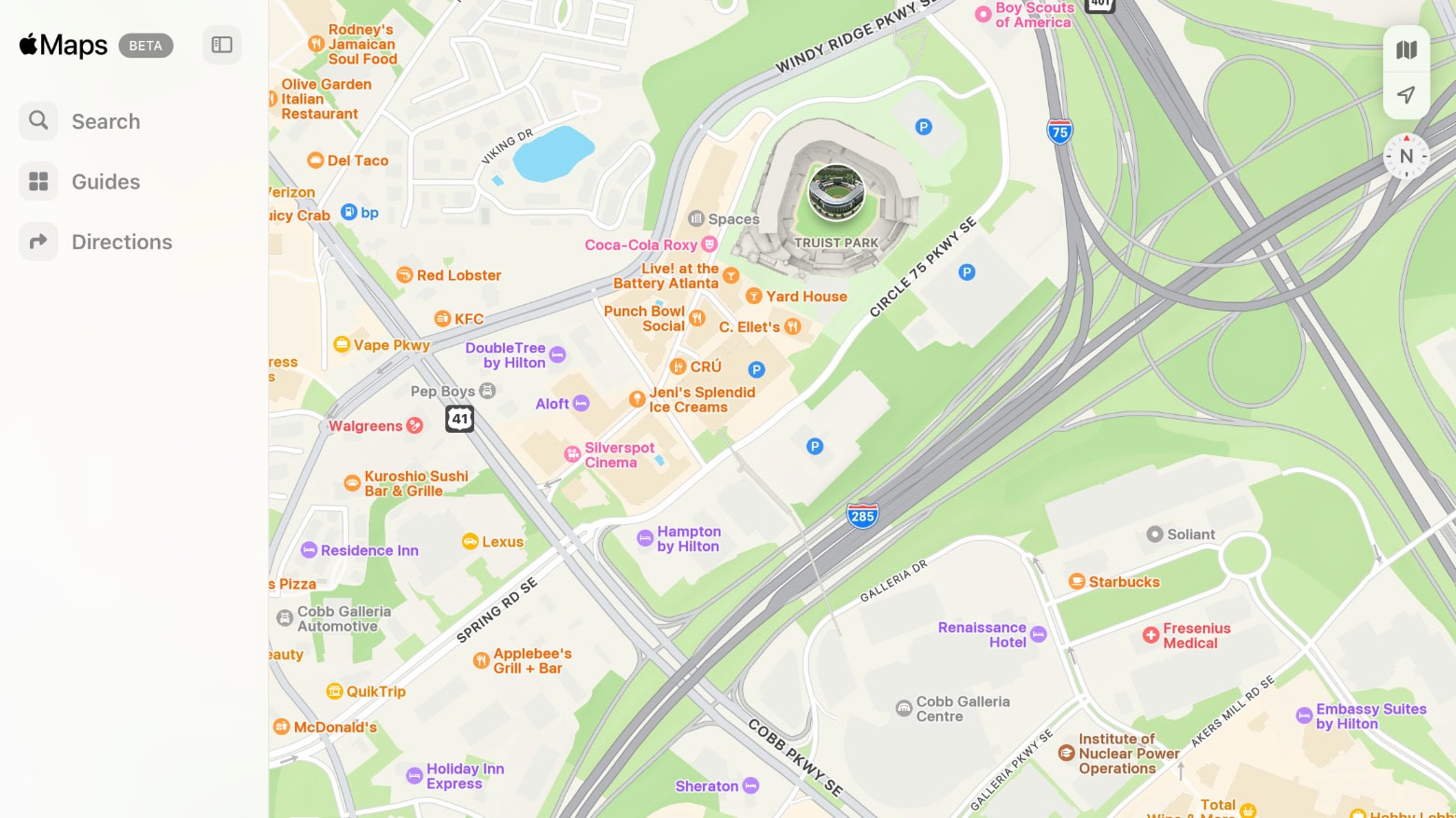 Apple Maps finds its way onto the web