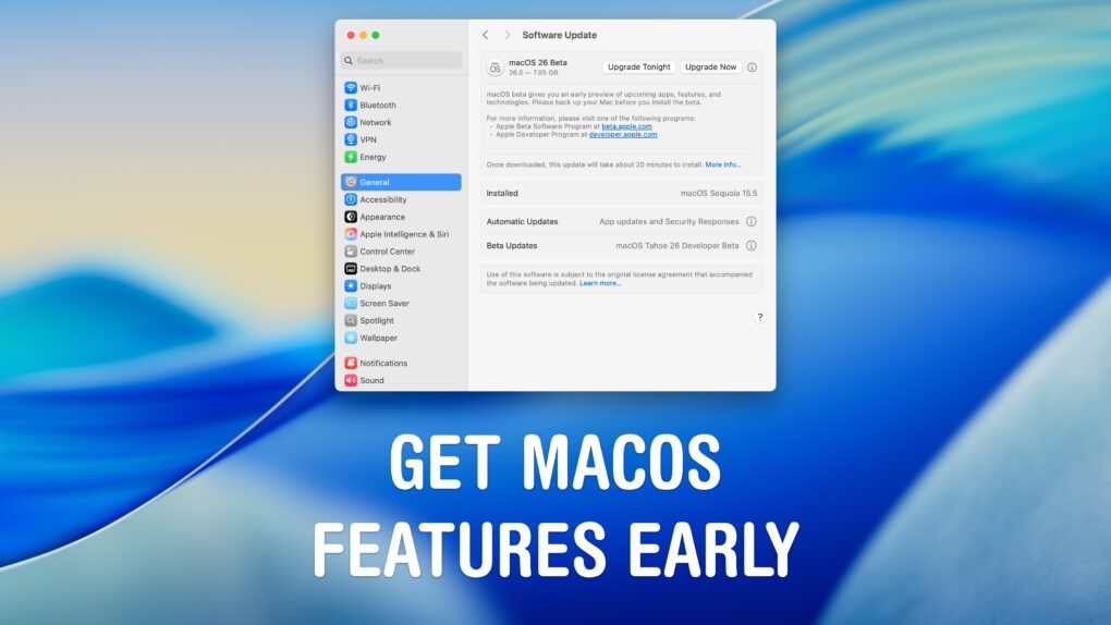 Get macOS Features Early