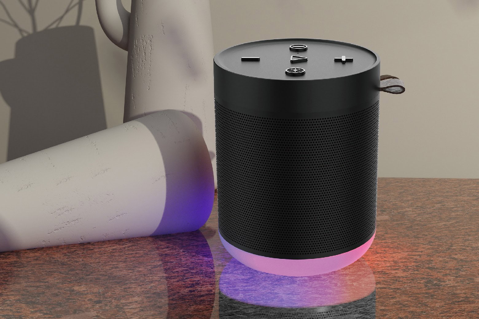 Waloo Mini LED Bluetooth Speaker