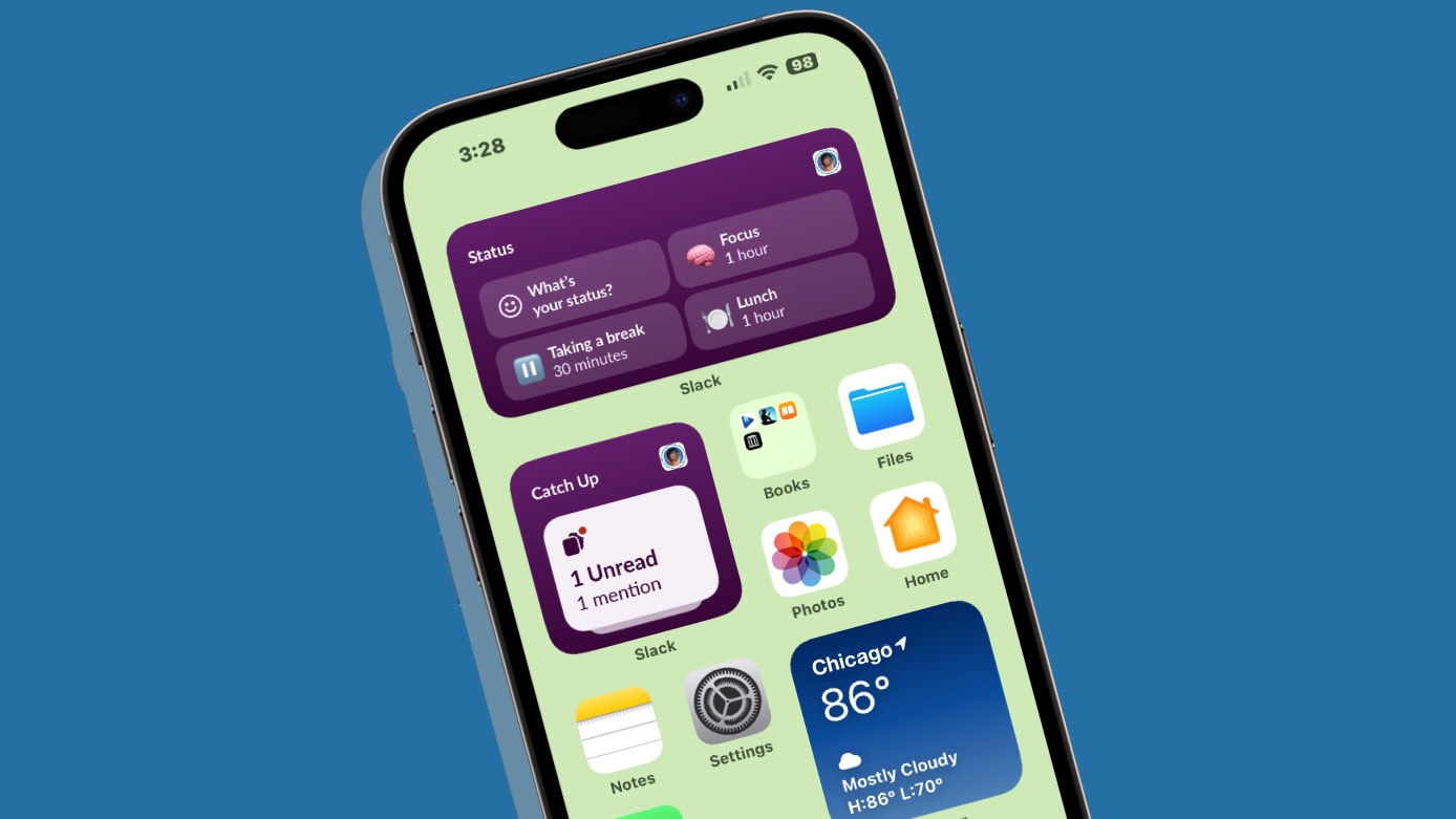 Slack gets easier to use with first Home Screen widgets