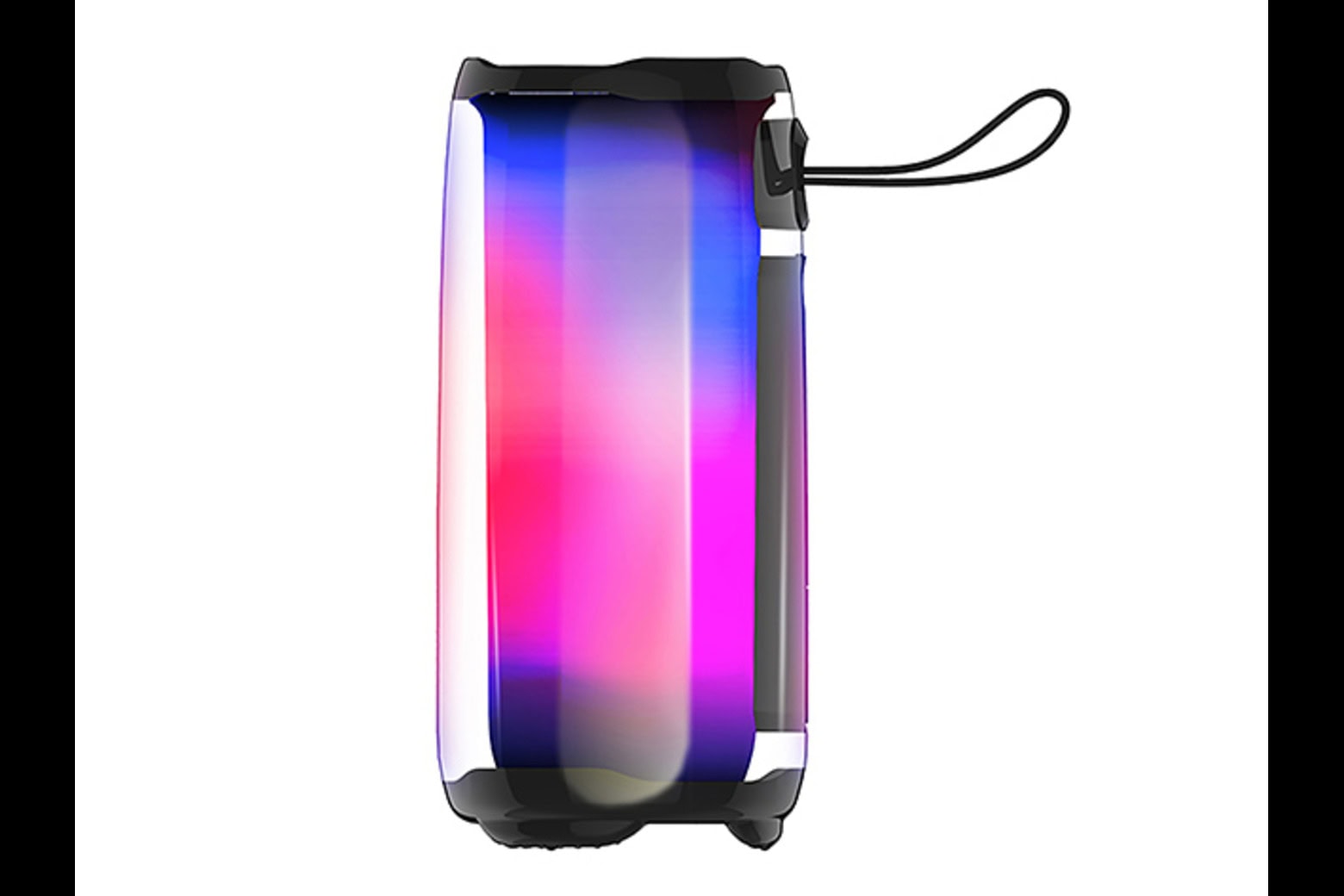 Product shot of Waloo Pulse 5 LED Bluetooth speaker