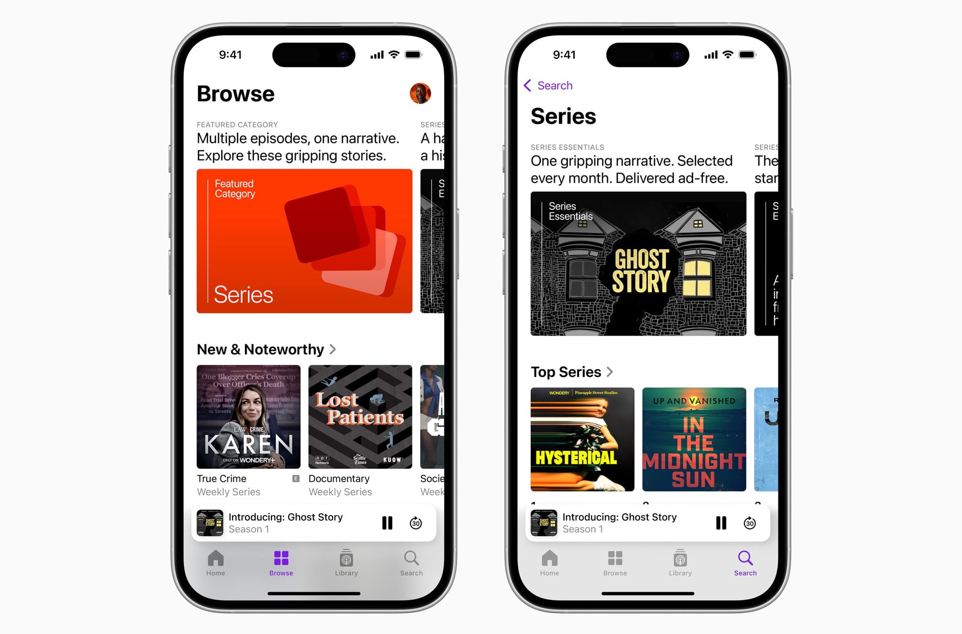 Apple Podcasts narrative series