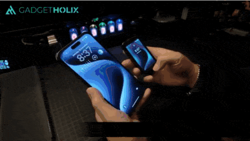 Unlocking the NanoPhone mini smartphone.