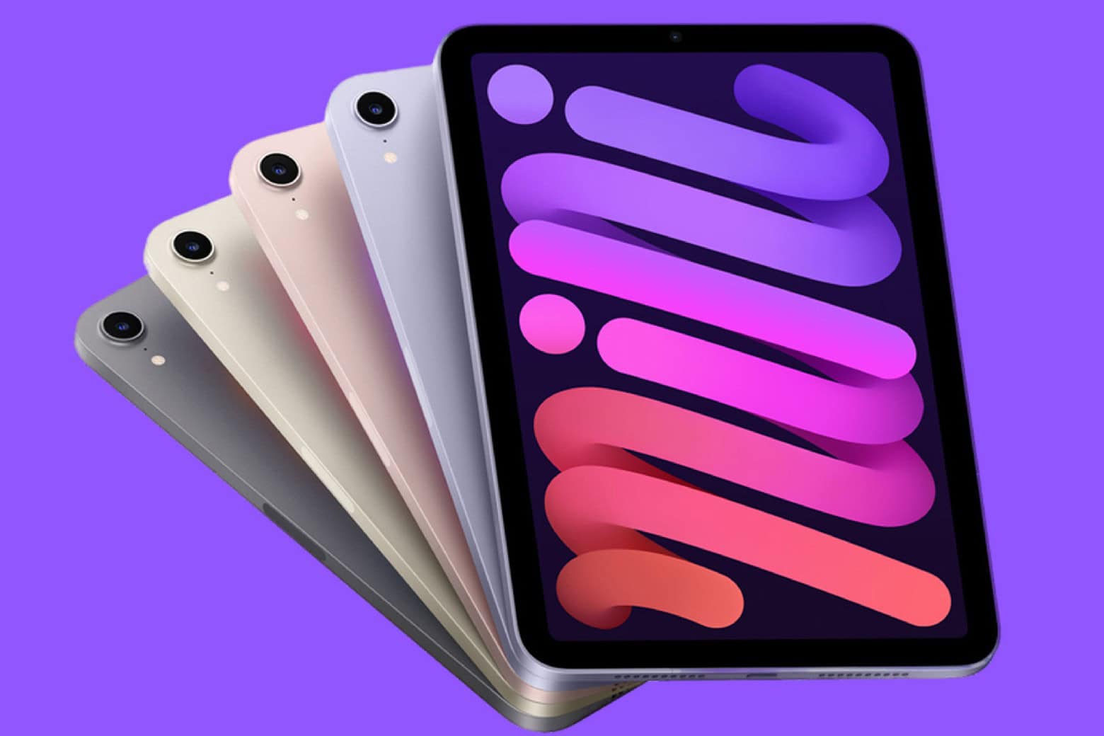 Product photo of the iPad mini.