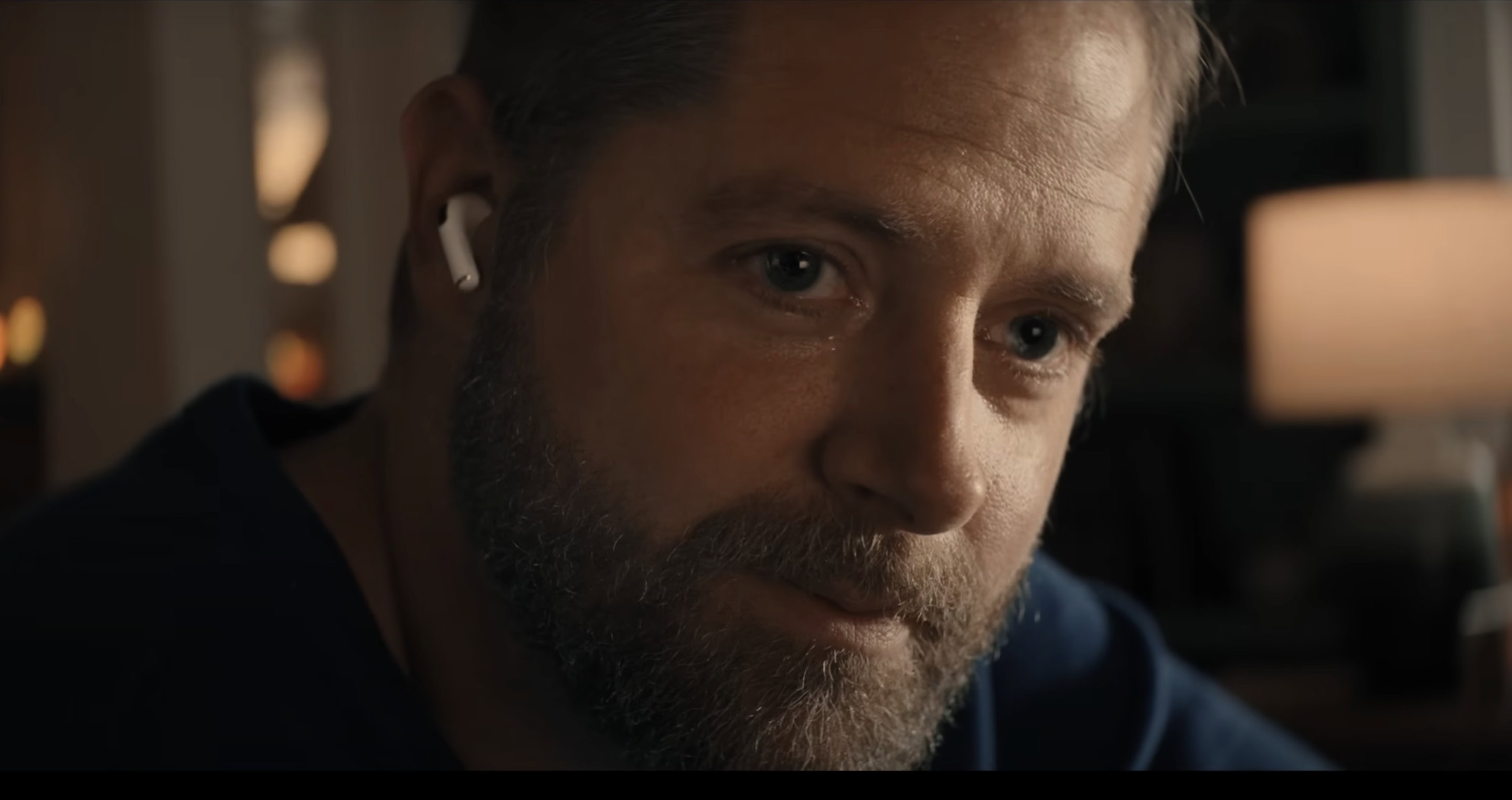 Screenshot of Apple's Heartstrings AirPods hearing aids ad.