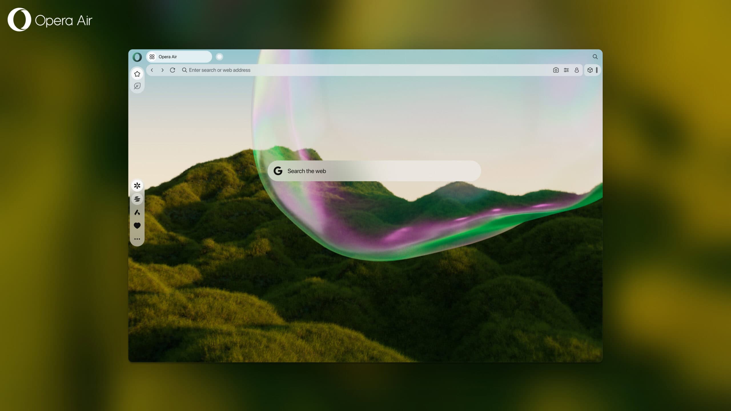 new Opera Air browser