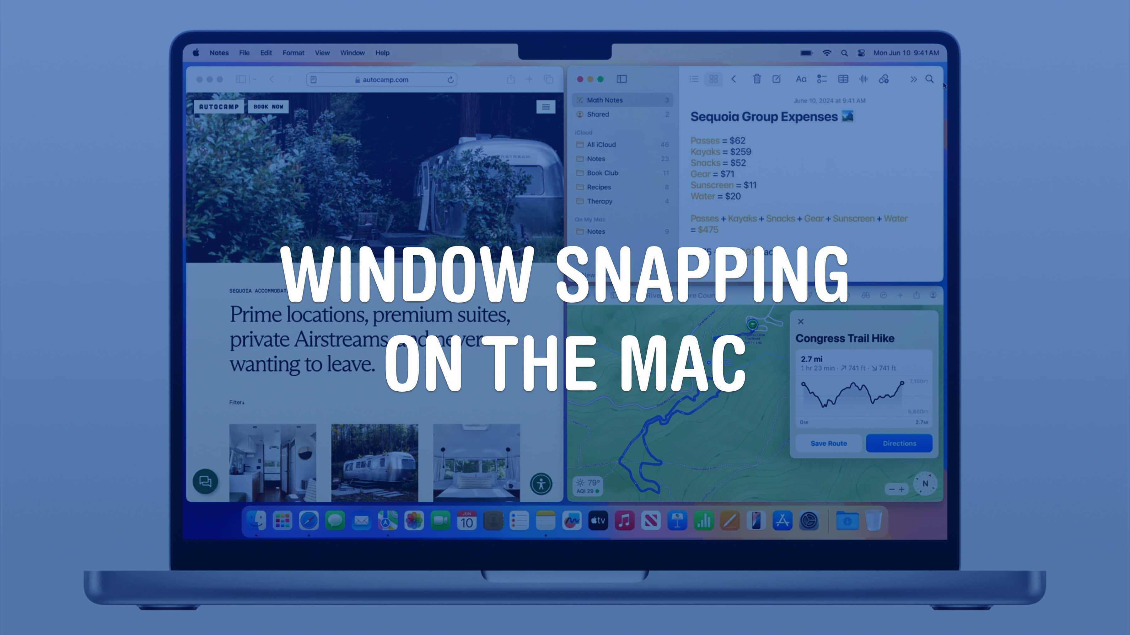 Window Snapping on the Mac